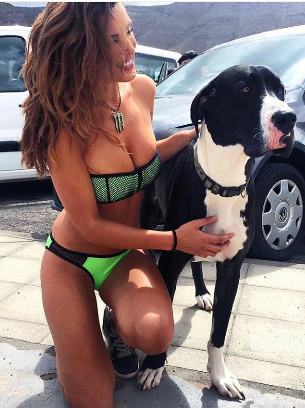 BARBARA AMERIGO,Spanish Paddock girl for Monsterenergy and...