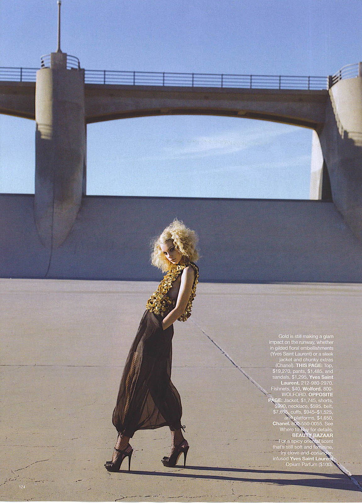 Photo from Jessica Stam for Harper's Bazaar US, January 2007