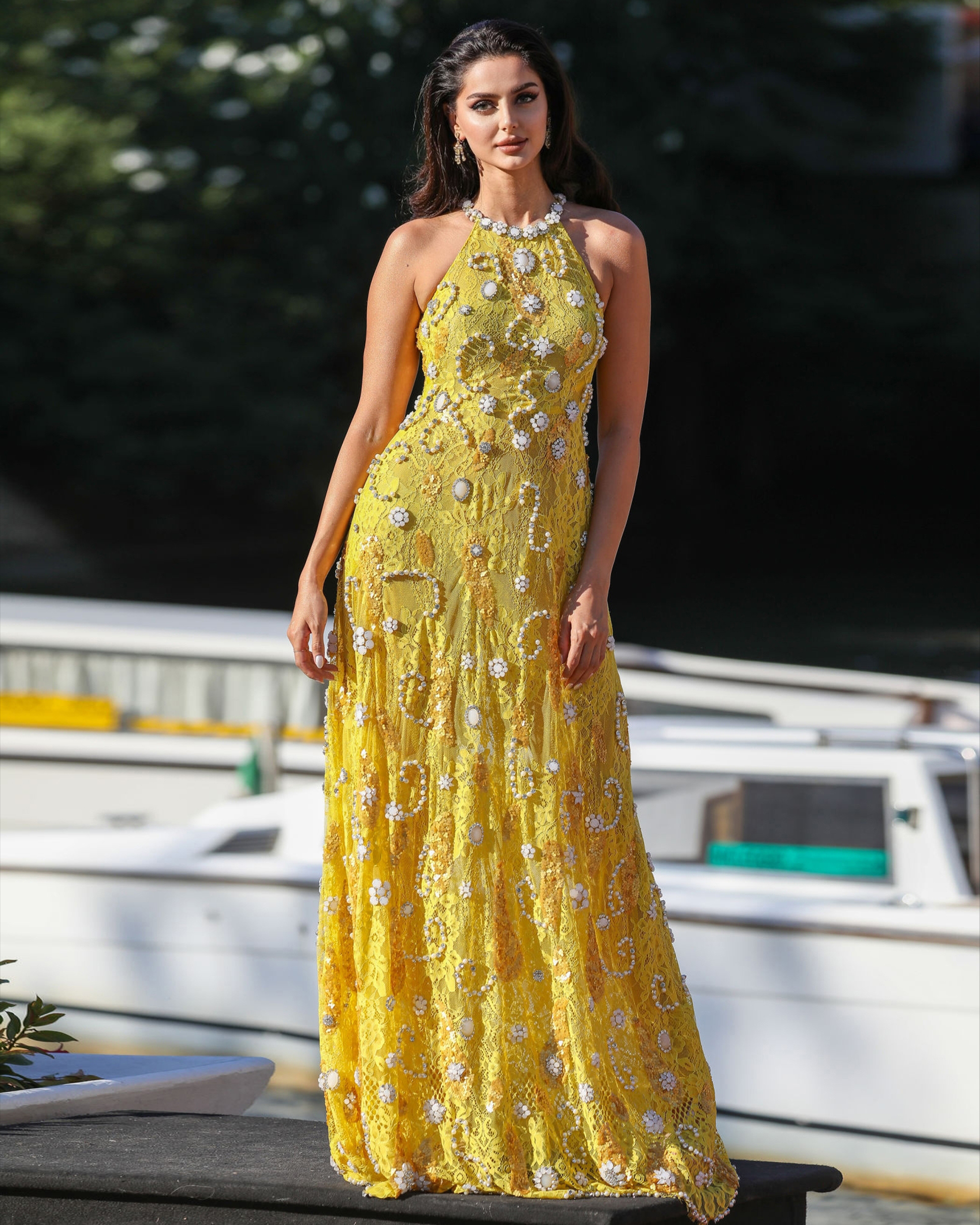 Photo from Mahlagha Jaberi at the 78th Venice International Film Festival