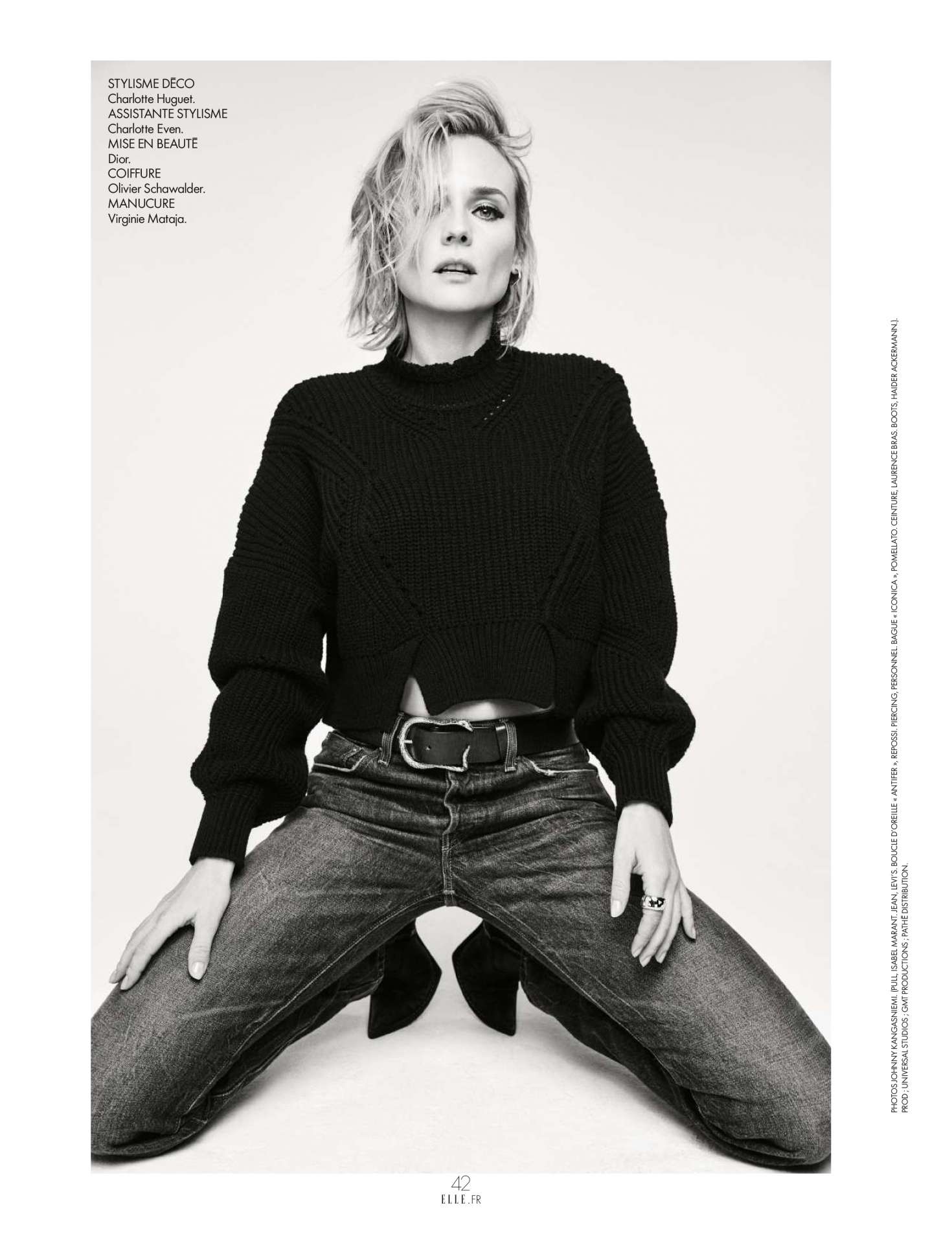 Photo from Diane Kruger - Elle France Magazine (January 2018)