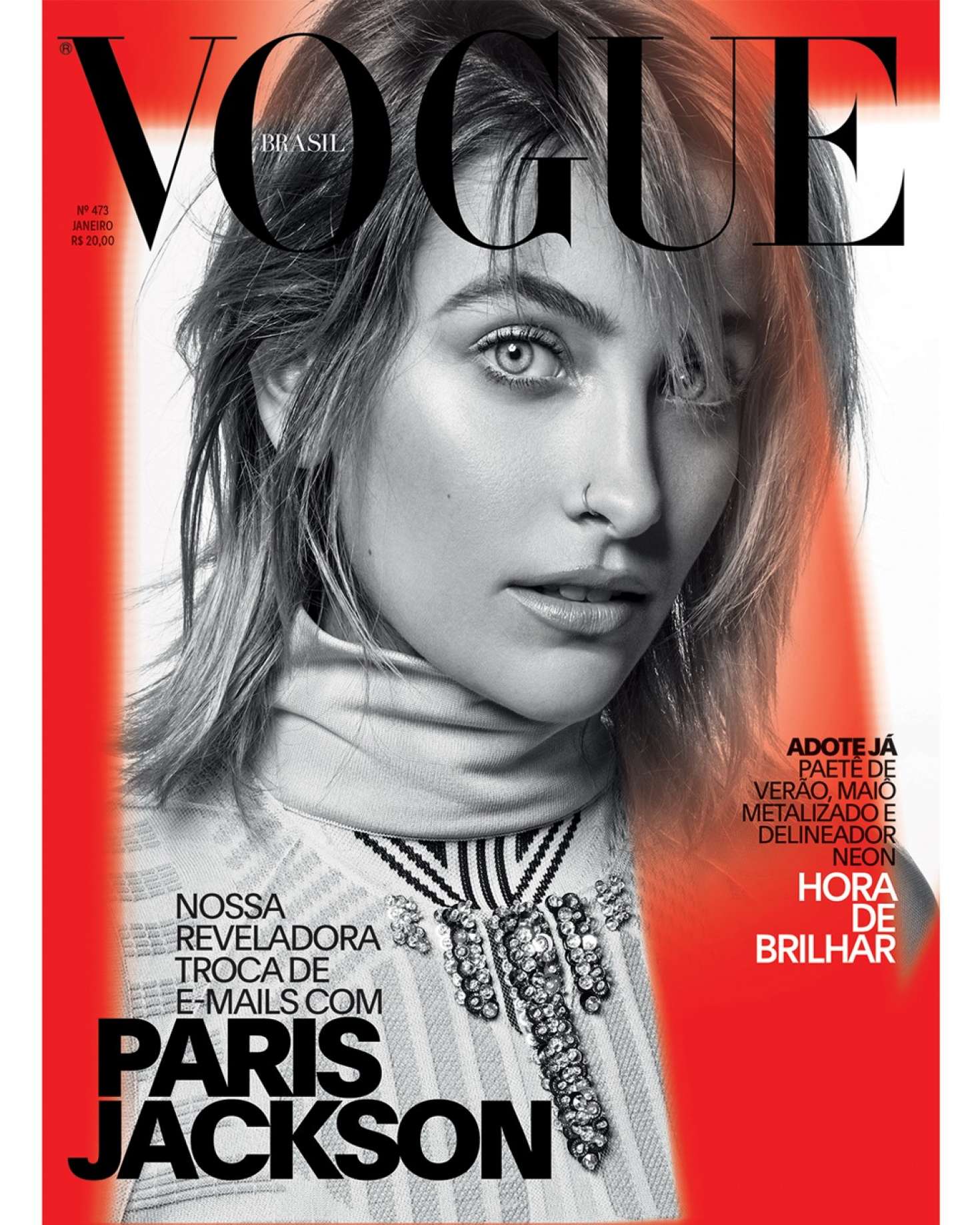Photo from Paris Jackson Vogue Brazil 2018