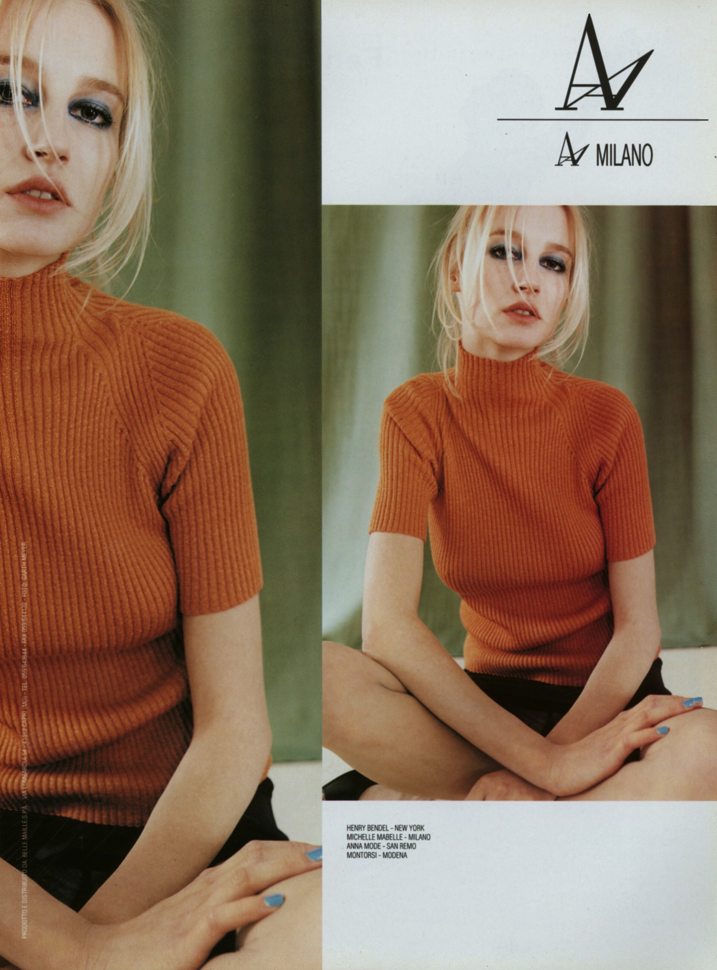 Esther De Jong - A Milano FW 1996 Campaign