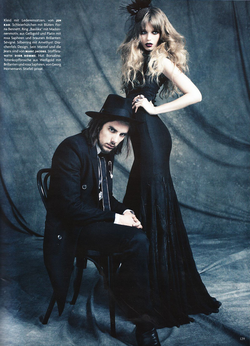 Photo from Abbey Lee Kershaw & Matthew Hutchinson by Alexi Lubomirski