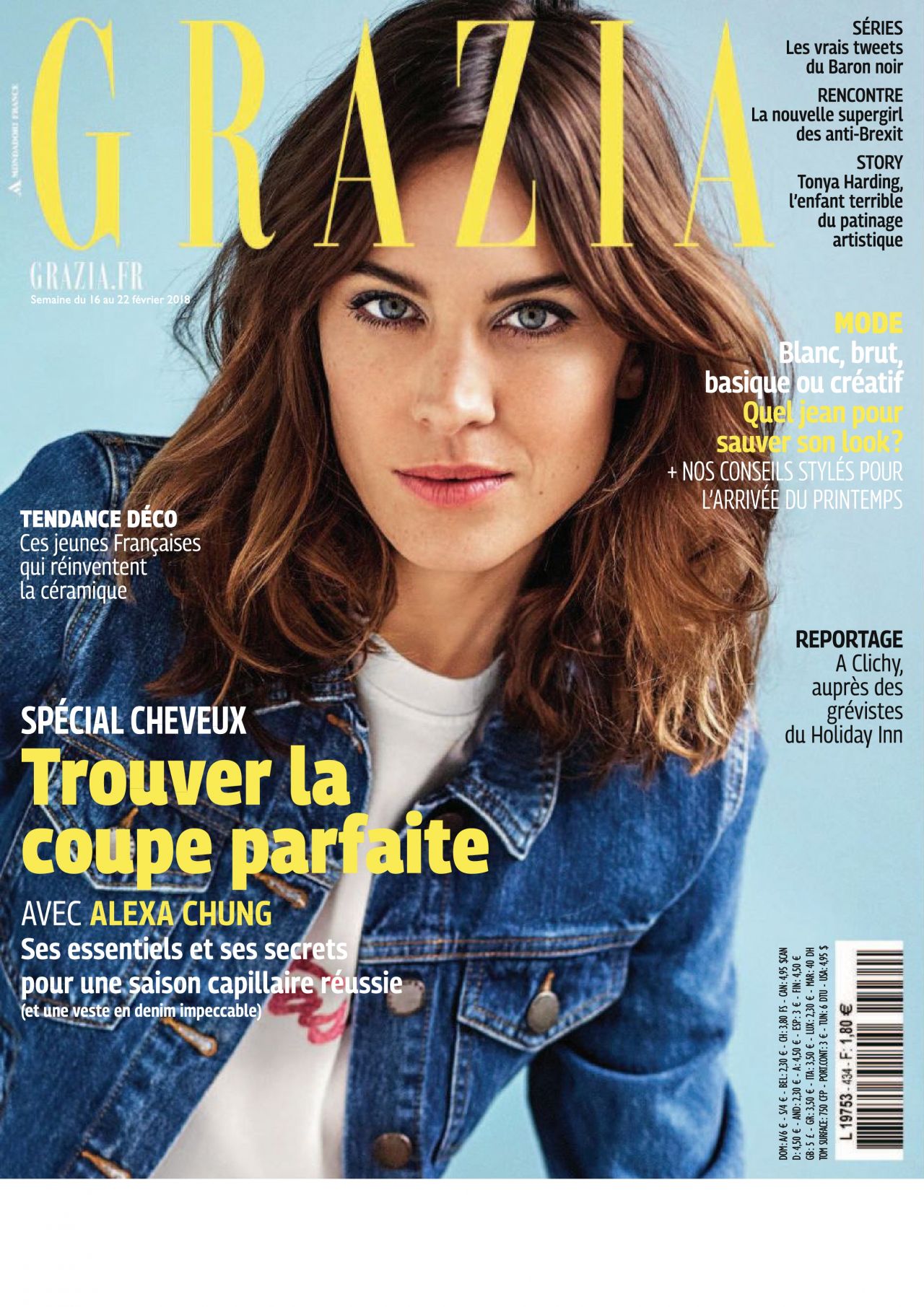 Alexa Chung – Grazia February 2018