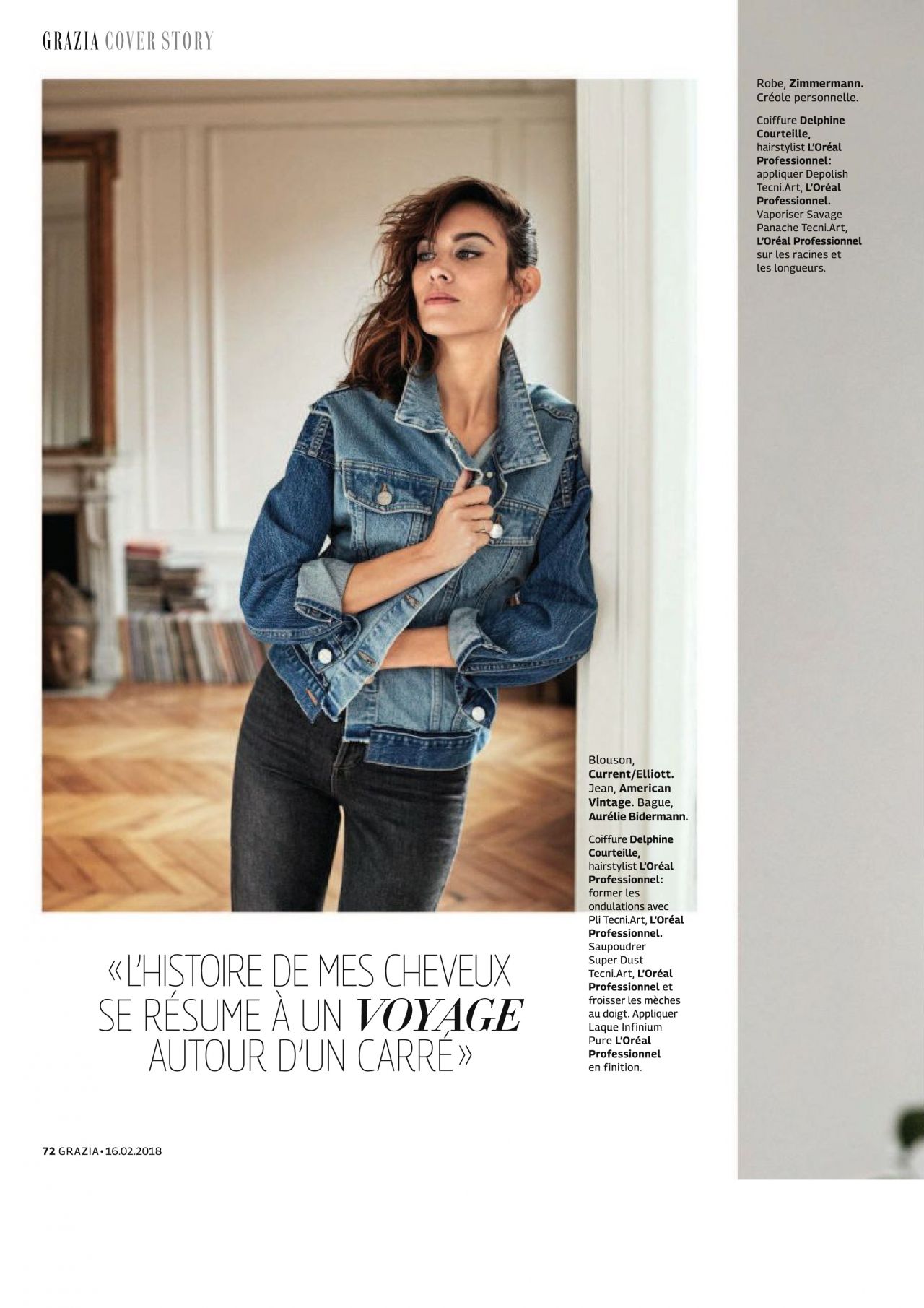 Photo from Alexa Chung – Grazia February 2018