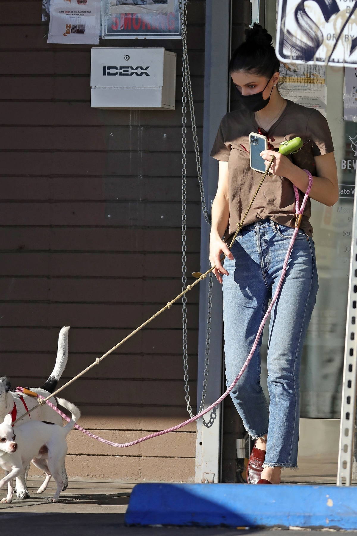 Alex and her dog