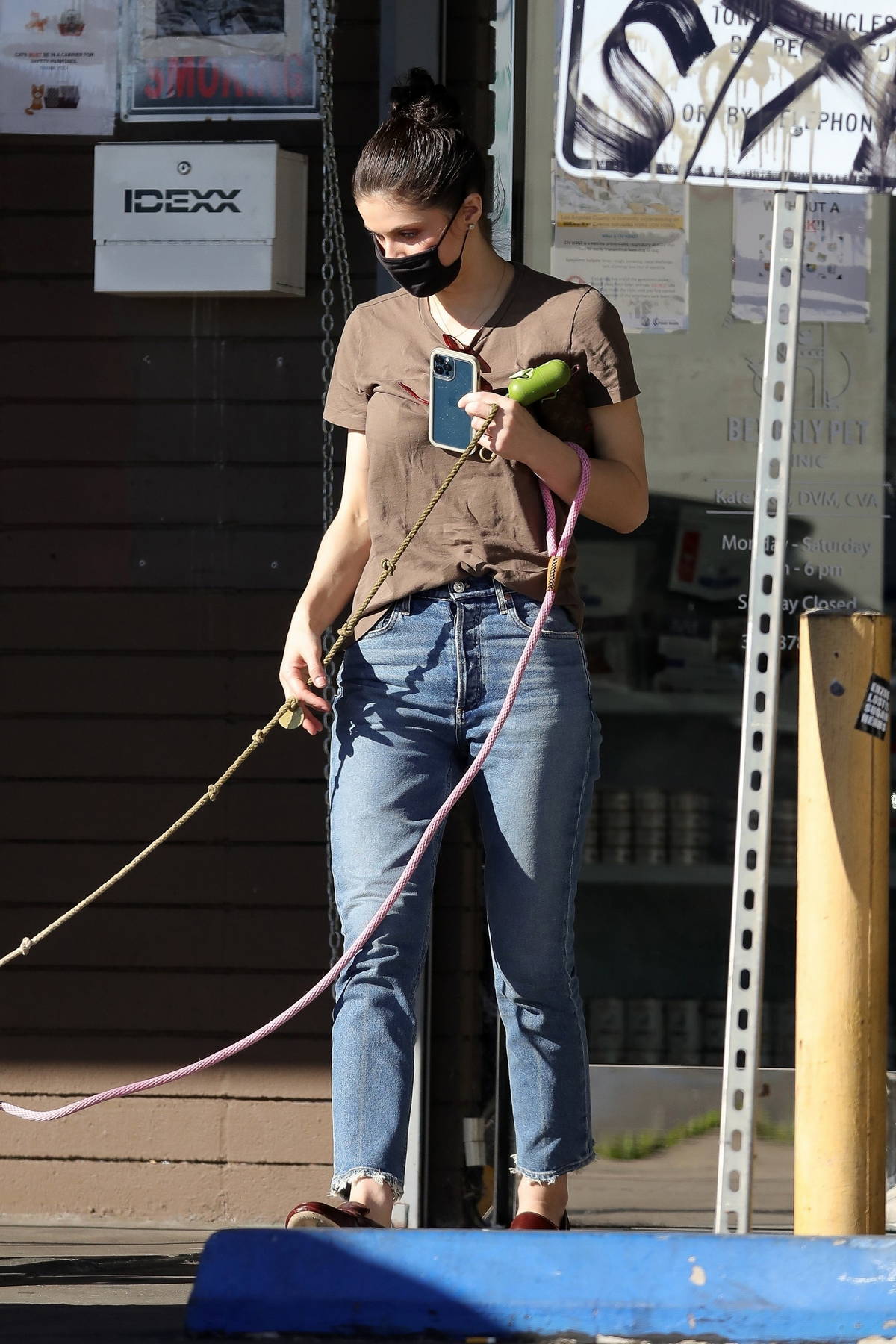 Alex and her dog