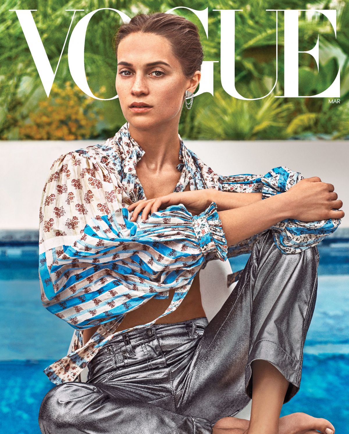 Photo from Alicia Vikander in Vogue Magazine, March 2018