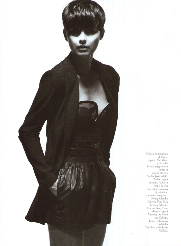 Photo from Trish Goff for Amica Magazine, 2010
