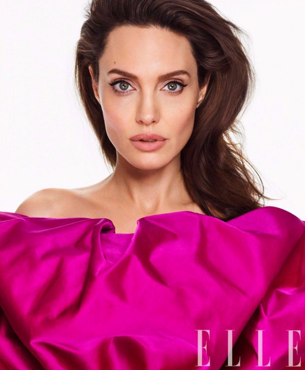Angelina Jolie in Elle Magazine, March 2018