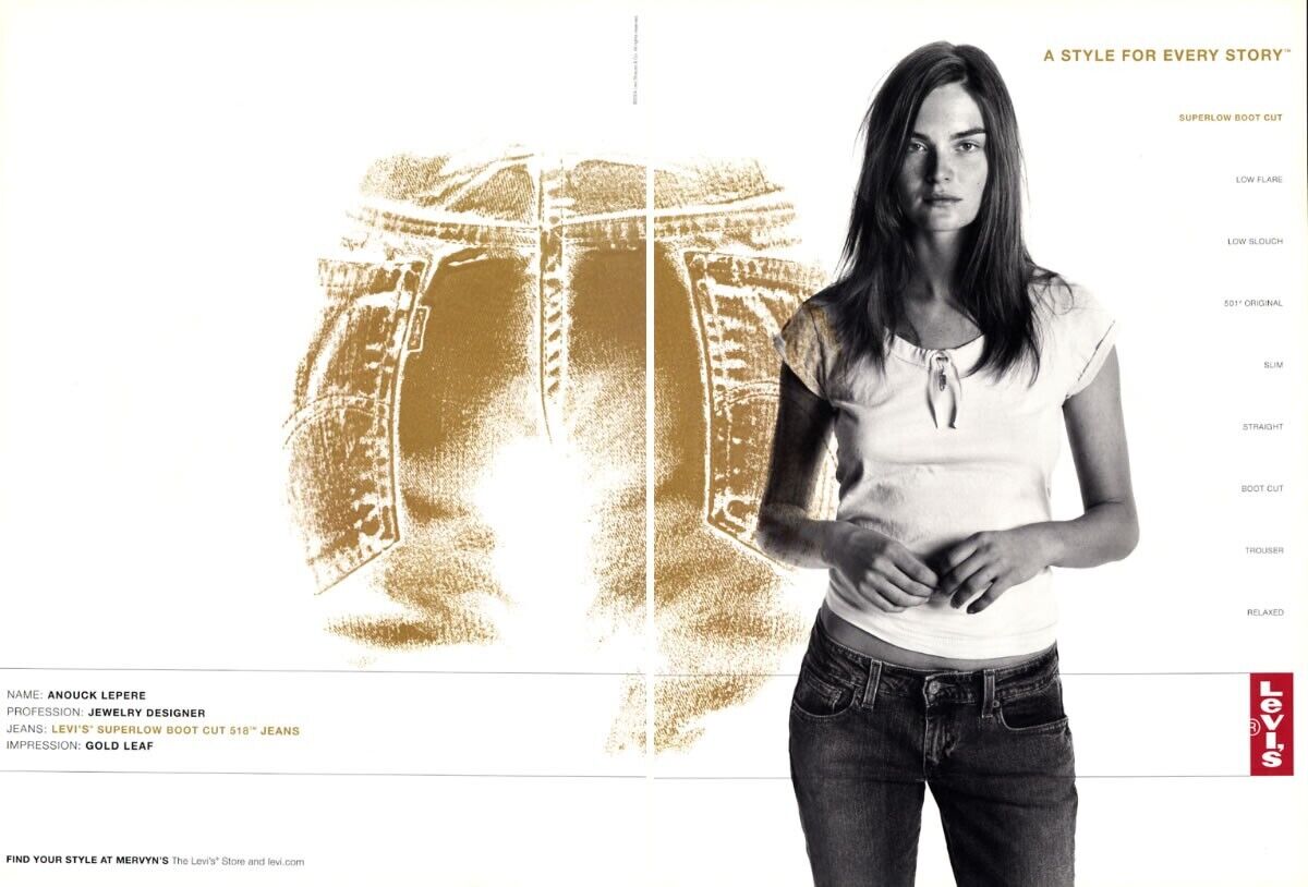 Anouck Lepere - Levis 2004 Campaign