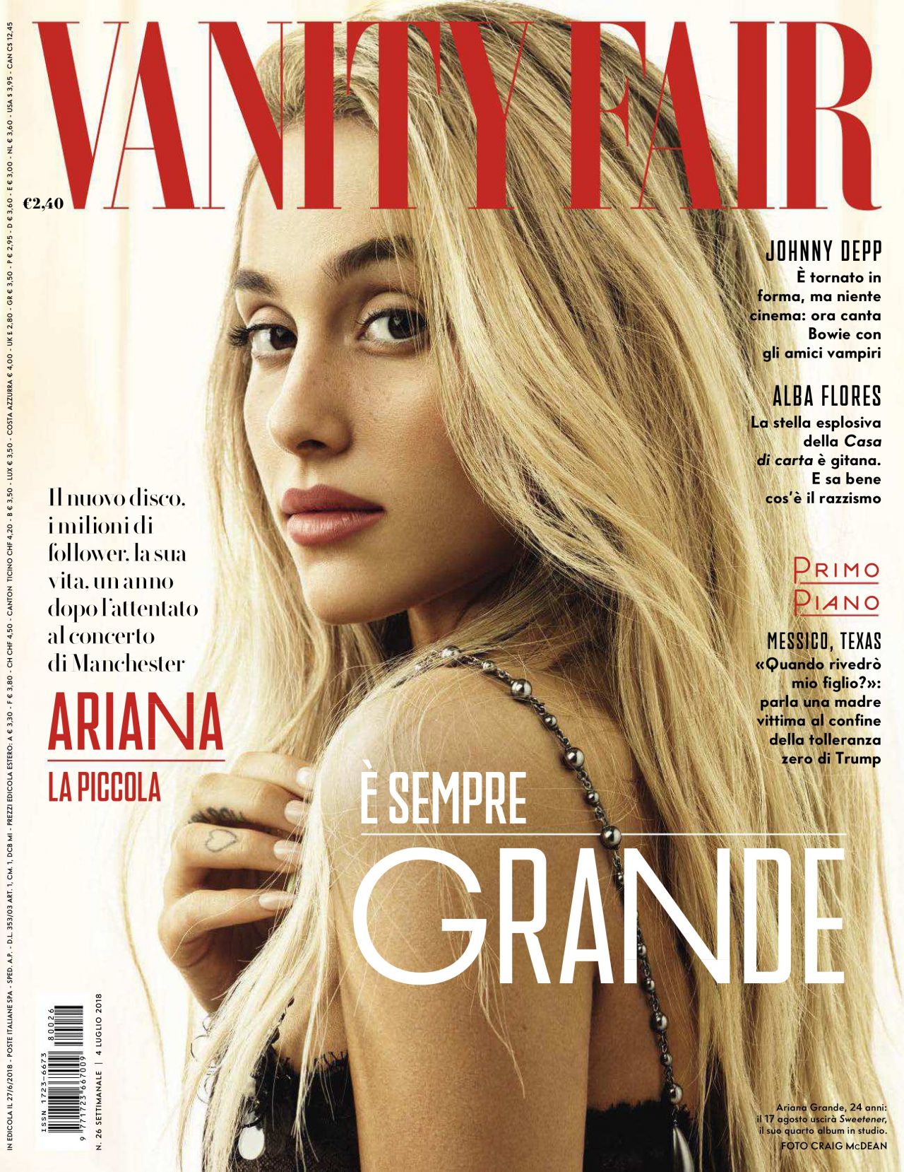 Ariana Grande – Vanity Fair Italy June 2018