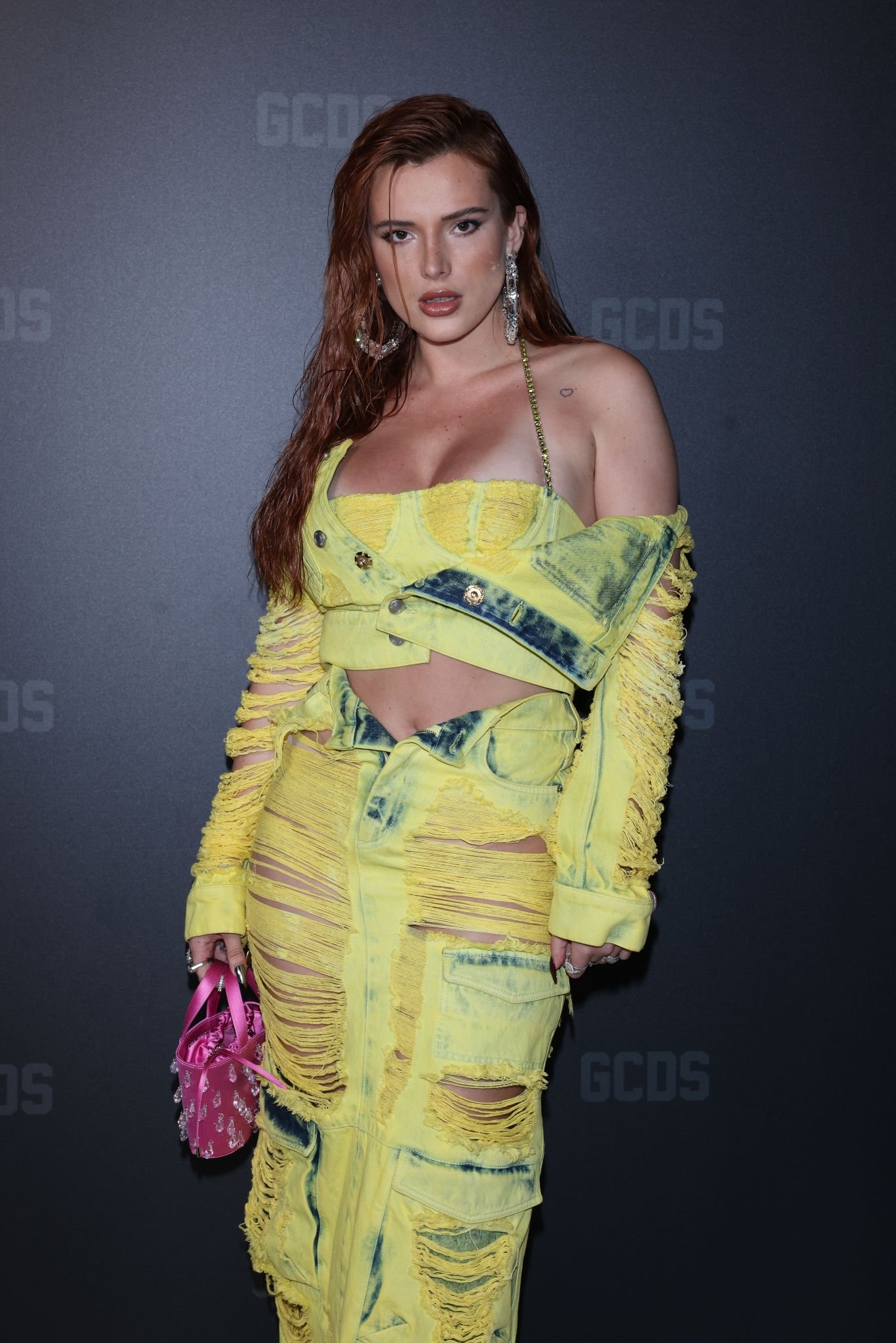 Bella Thorne at GCDS Fashion Show in Milan 02/23/2023