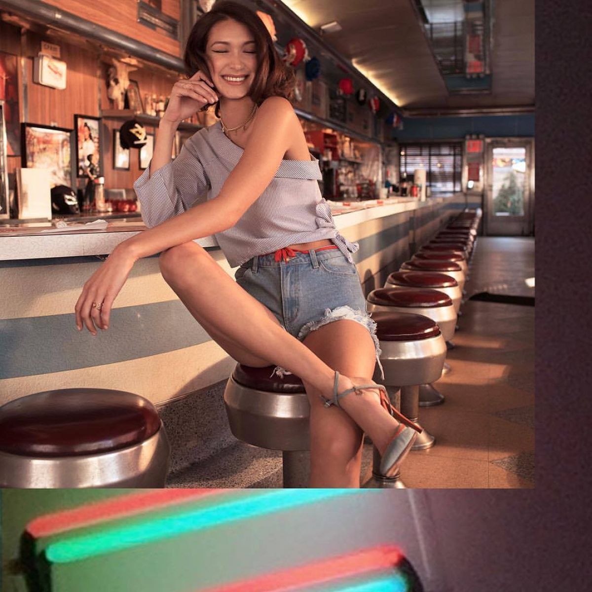 Photo from Bella Hadid for Penshoppe s Spring/Summer 2018
