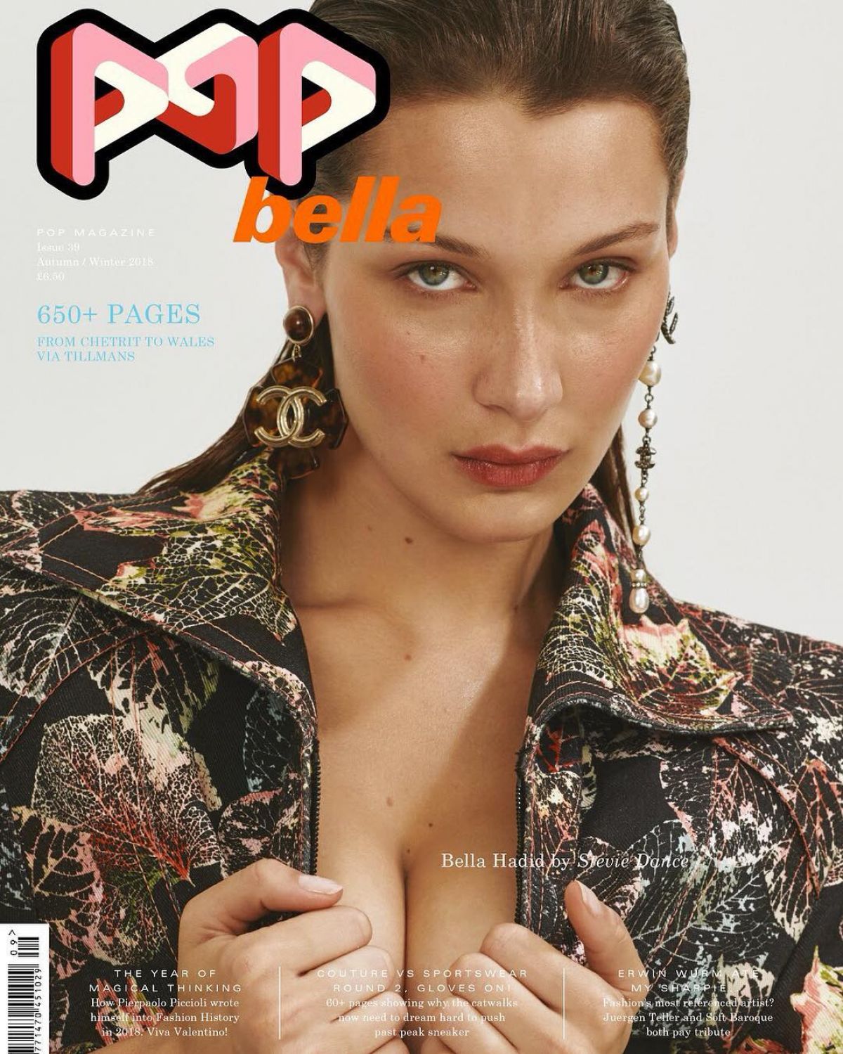 Bella Hadid for Pop Magazine, September 2018