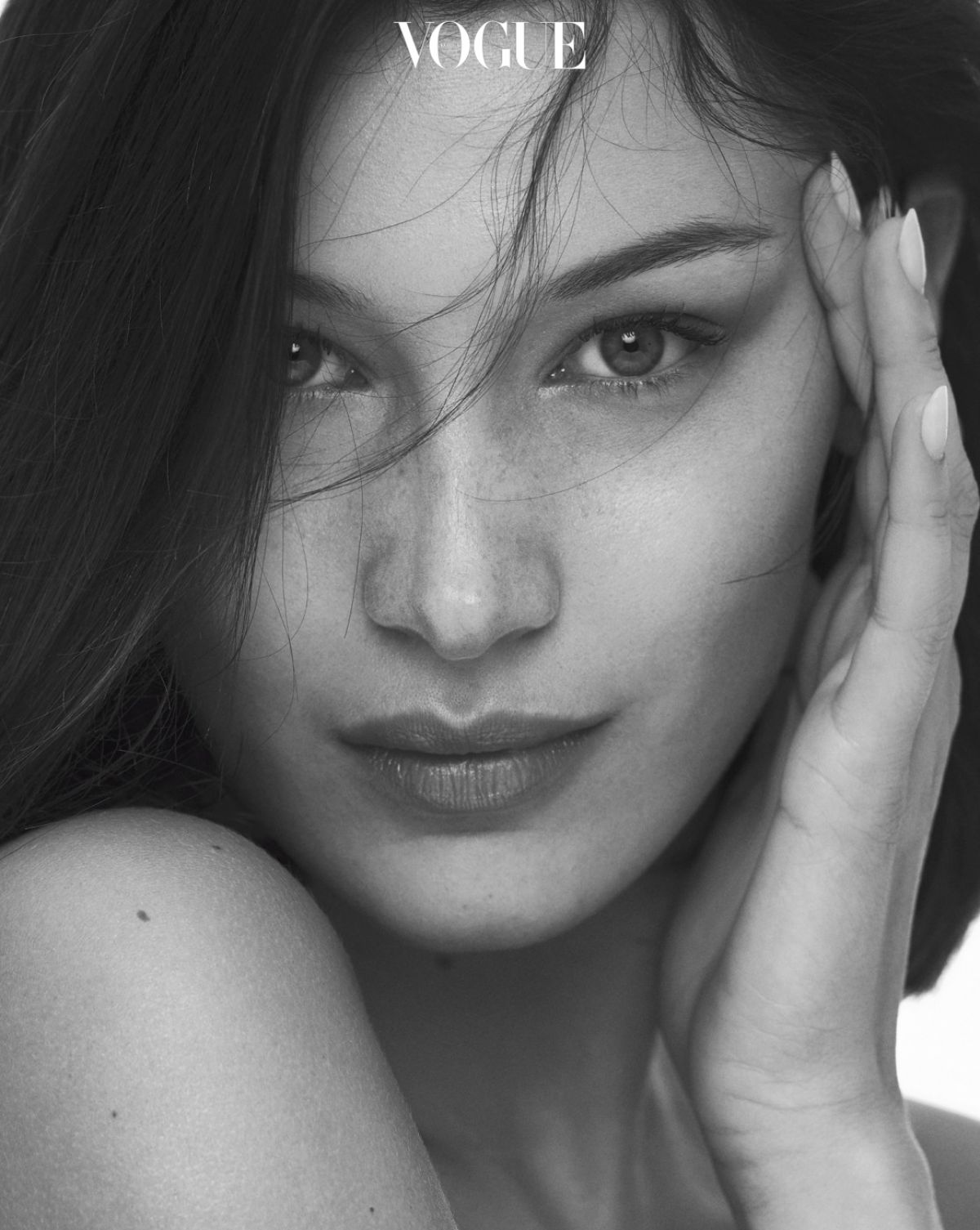 Photo from BELLA HADID in Vogue Magazine, Korea January 2018