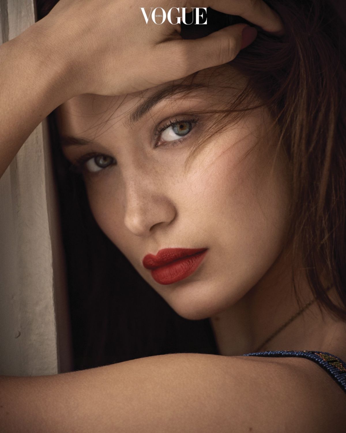 Photo from BELLA HADID in Vogue Magazine, Korea January 2018
