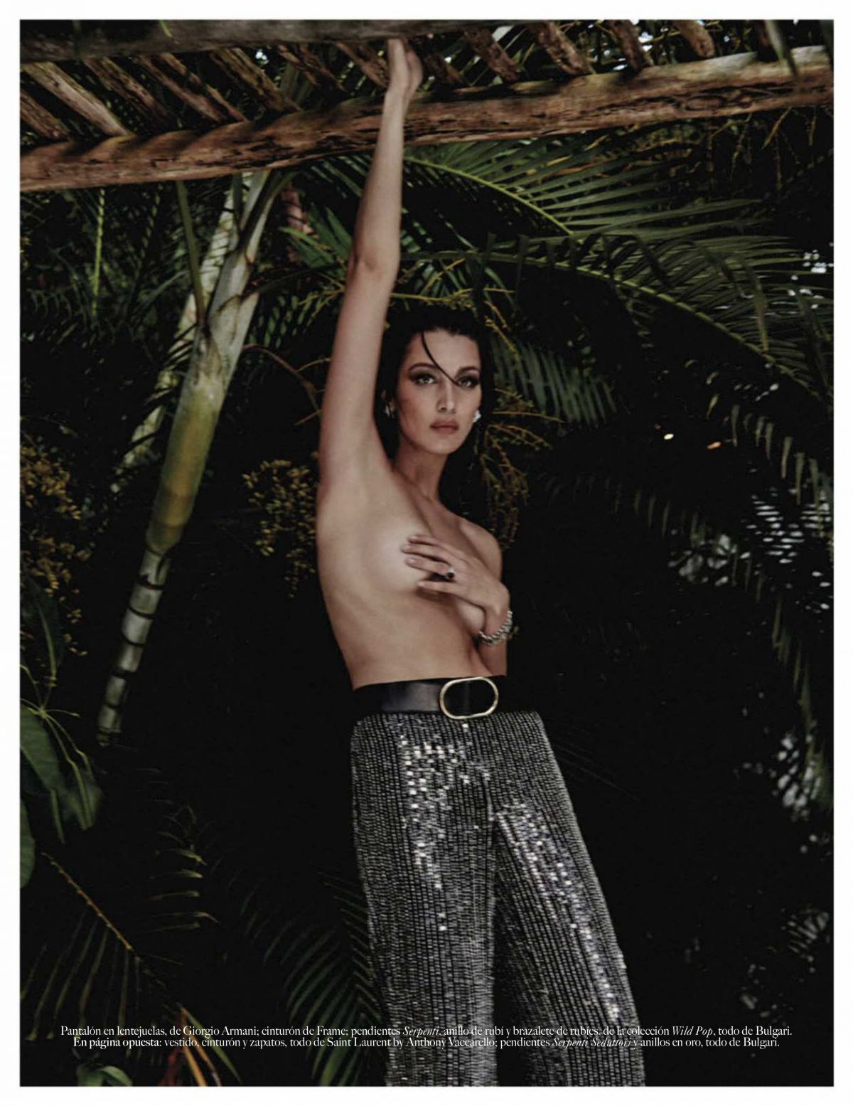 Photo from Bella Hadid in Vogue, Mexico, July 2018
