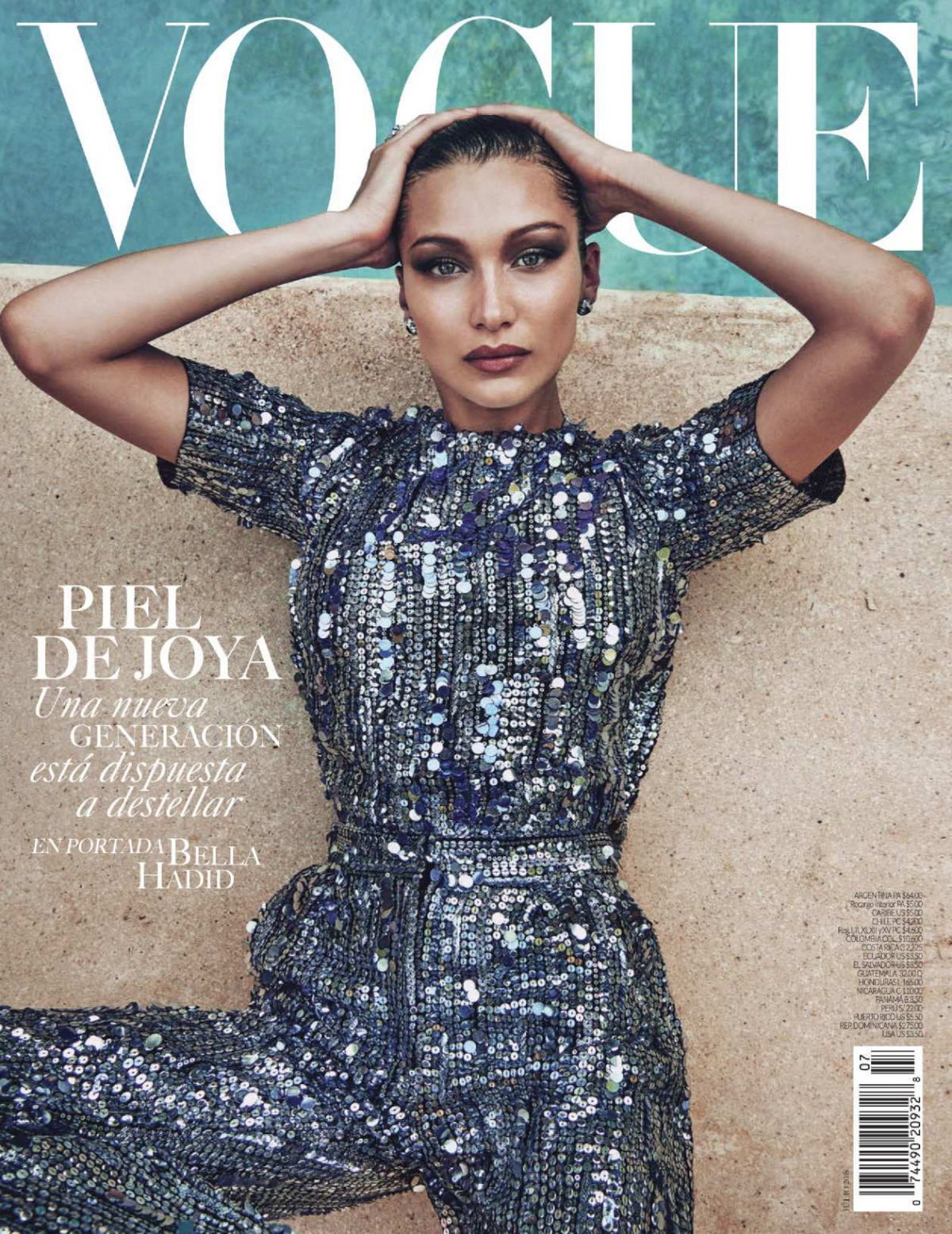 Photo from Bella Hadid in Vogue, Mexico, July 2018