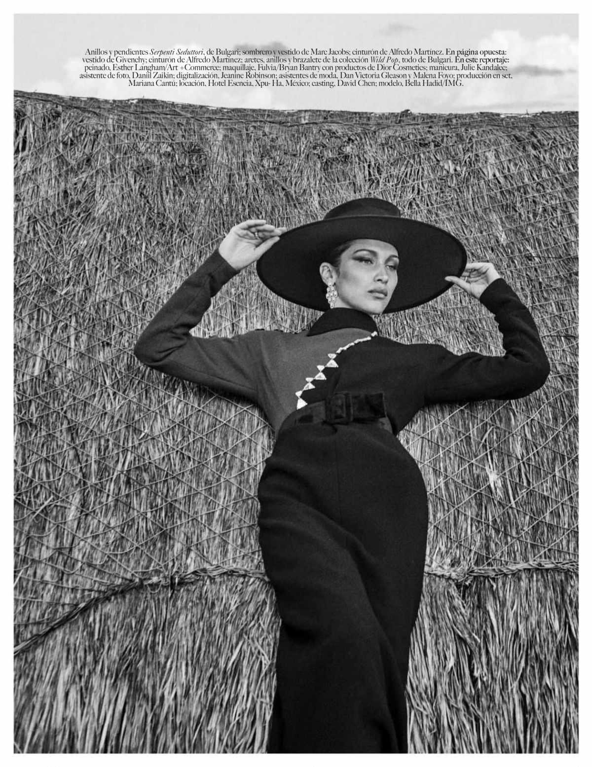 Photo from Bella Hadid in Vogue, Mexico, July 2018