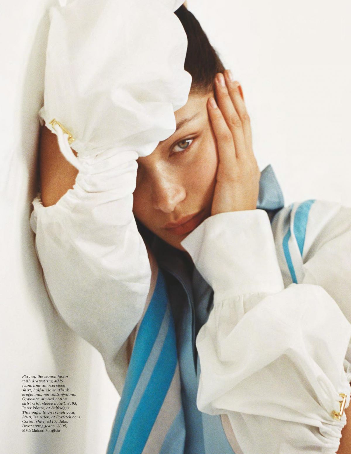 Photo from BELLA HADID in Vogue Magazine, UK January 2018
