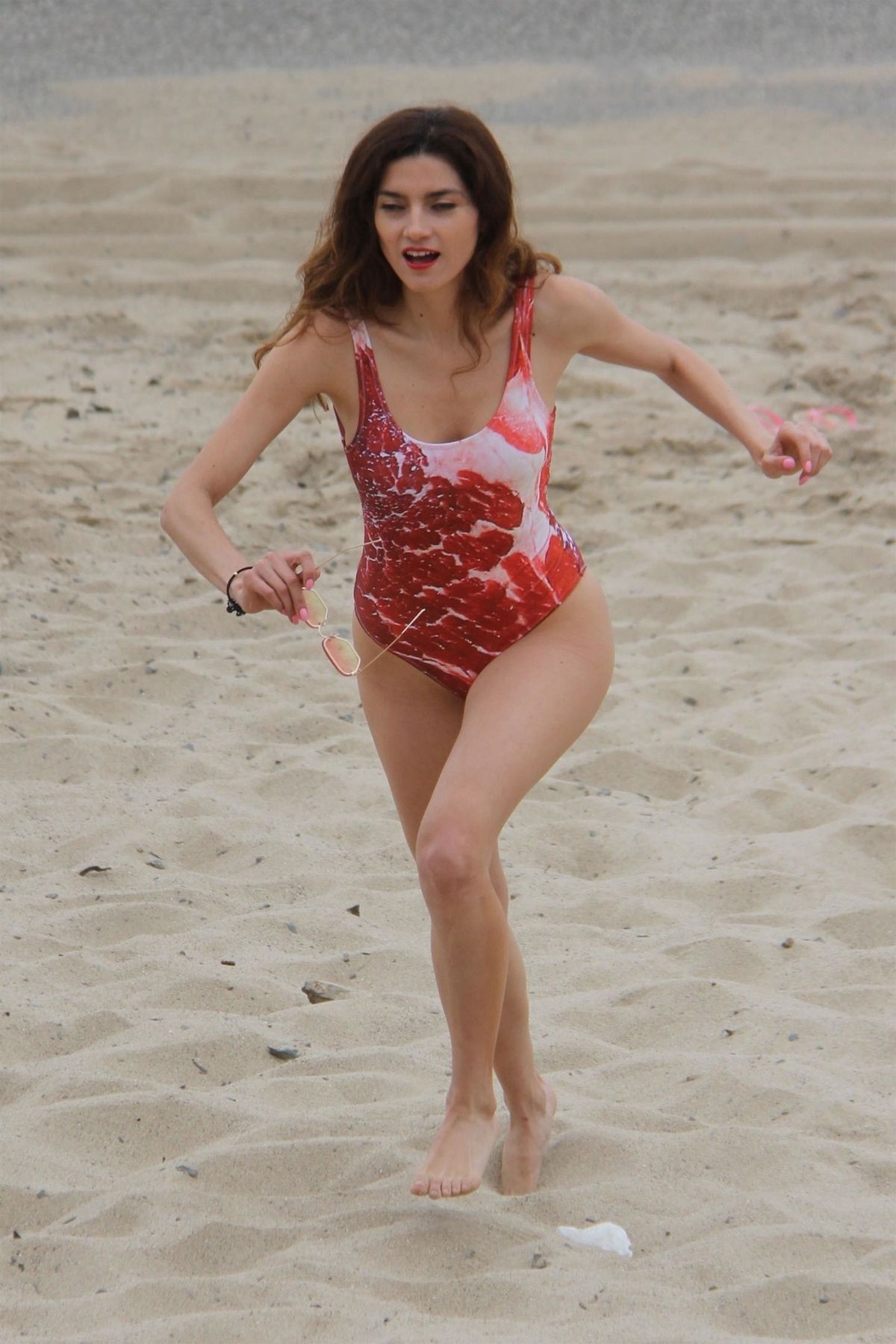 Photo from BLANCA BLANCO in Swimsuit on a Sandy Hill in Malibu 07/03/2018