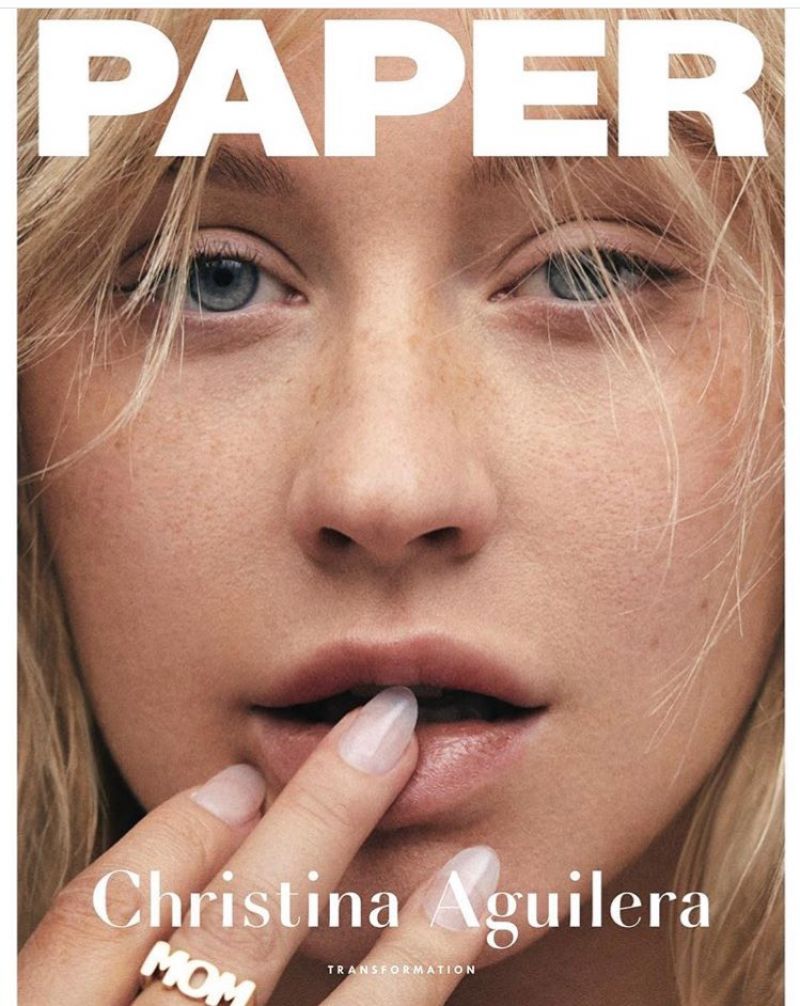 Photo from Christina Aguilera – Paper Magazine Spring 2018 Issue