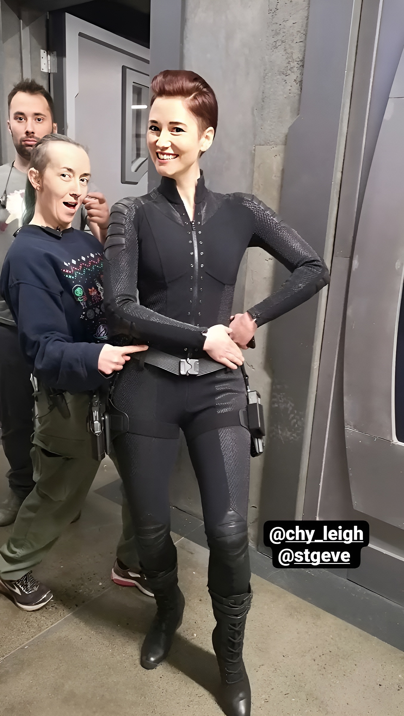 Photo from Chyler Leigh - Supergirl Set