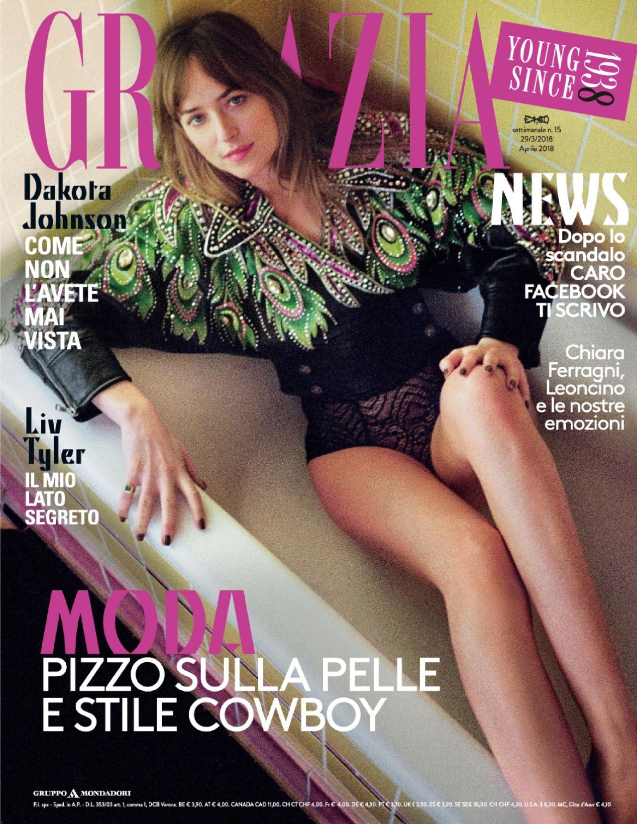 Photo from Dakota Johnson – Grazia Magazine Italy March 29th, 2018