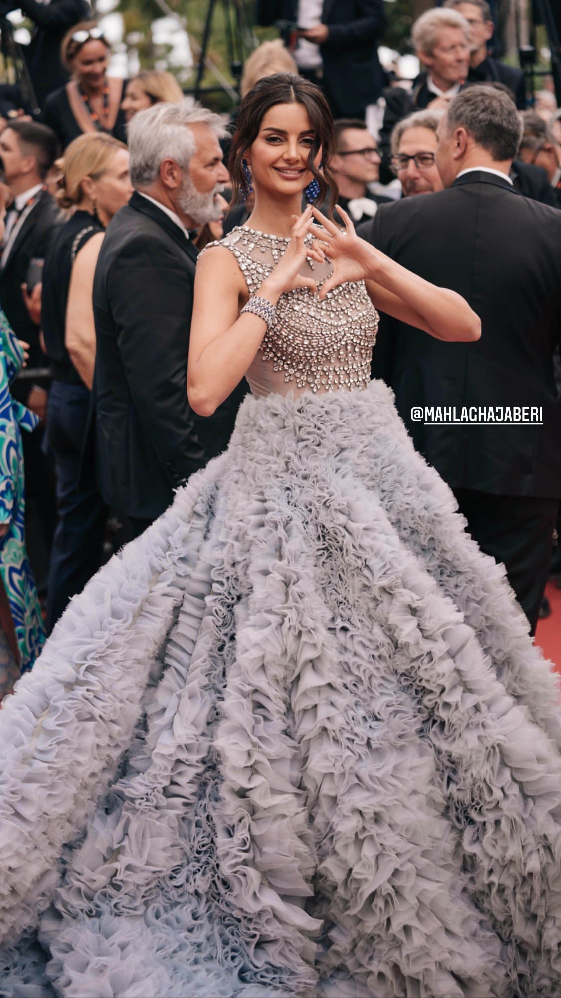 Mahlagha Jaberi at the premiere of "Top Gun: Maverick" - Cannes Film Festival 