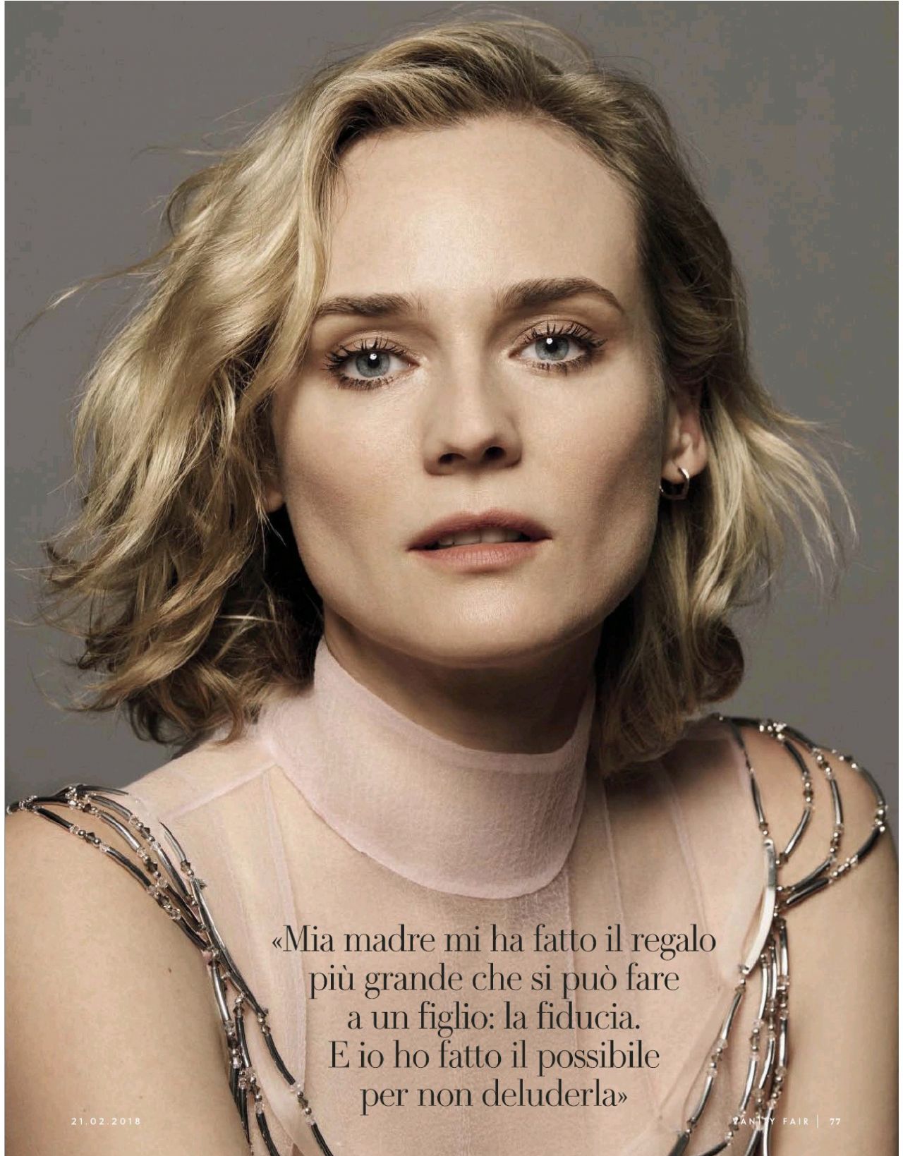 Photo from Diane Kruger – Vanity Fair Magazine Italia February 2018