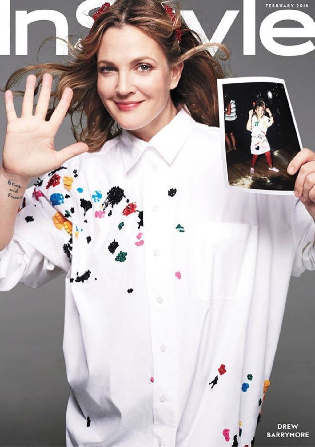 Photo from Drew Barrymore for InStyle February 2018