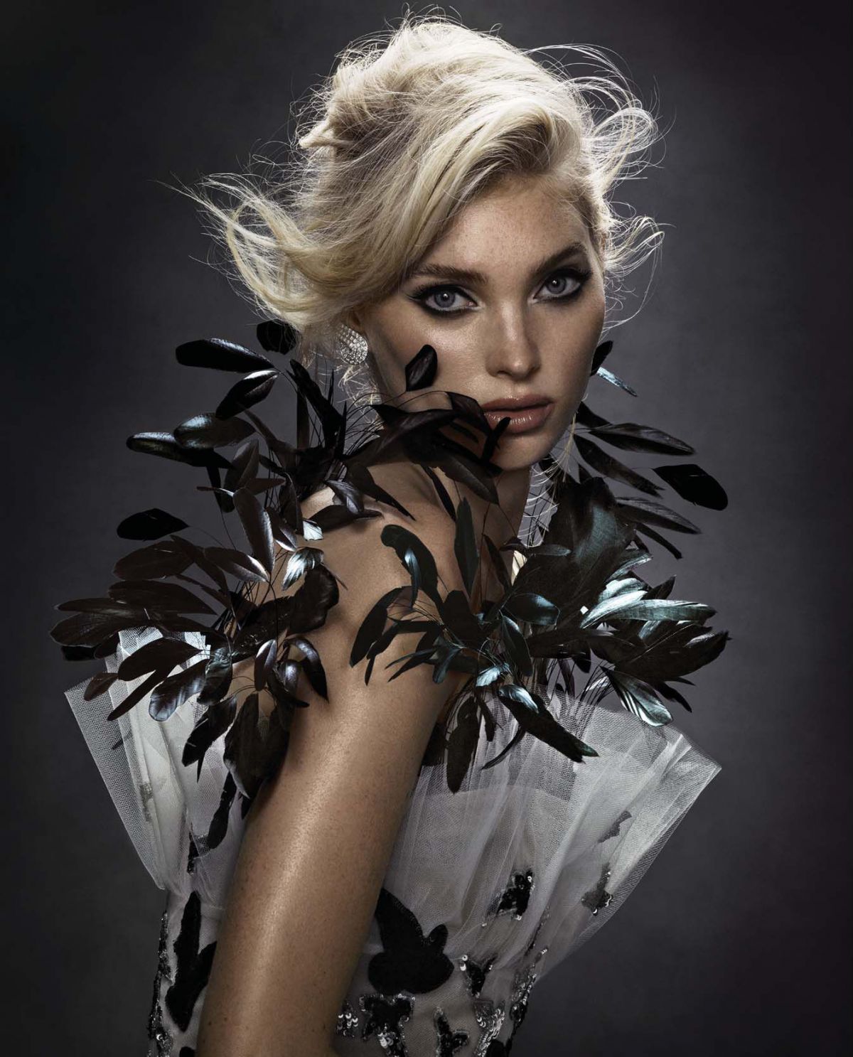 Photo from Elsa Hosk in Harper’s Bazaar Magazine, March 2018