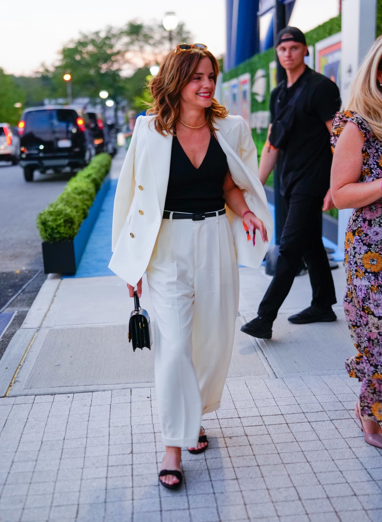 Emma Watson at the 2023 US Open Tennis Championships New York City