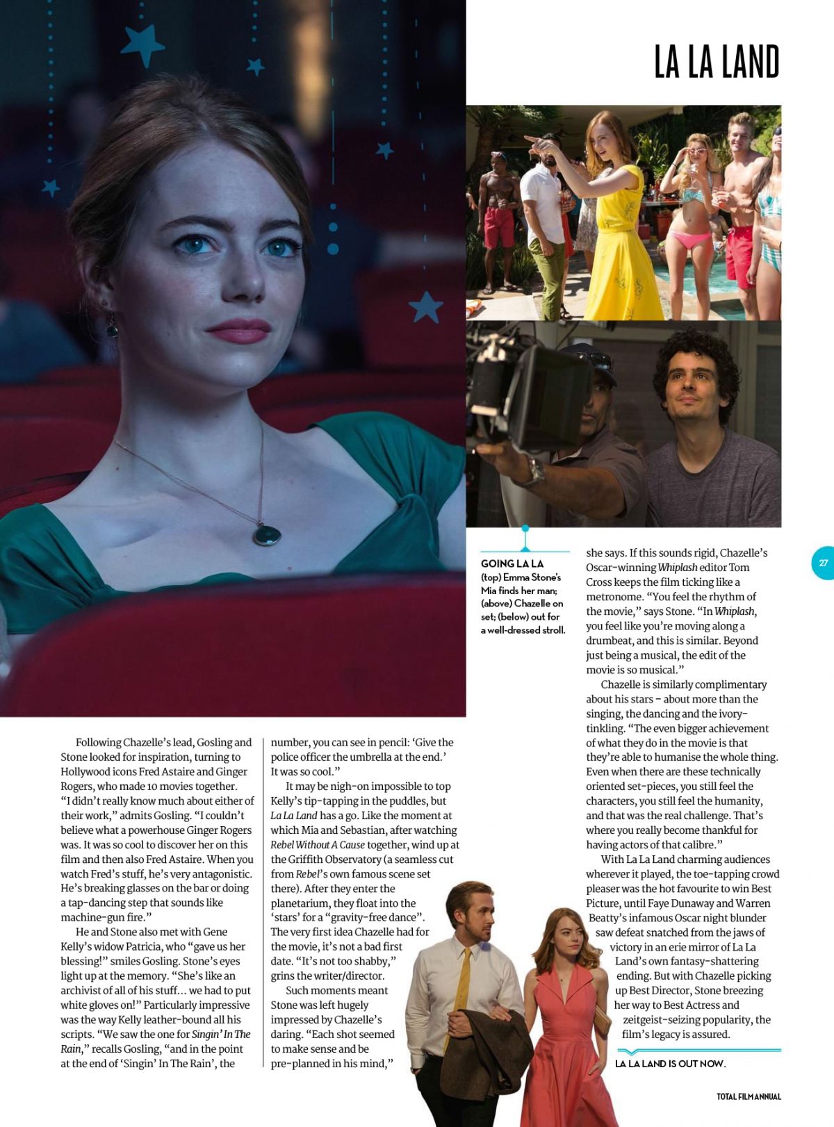 Photo from Emma Stone in Total Film Magazine, Annual 2018