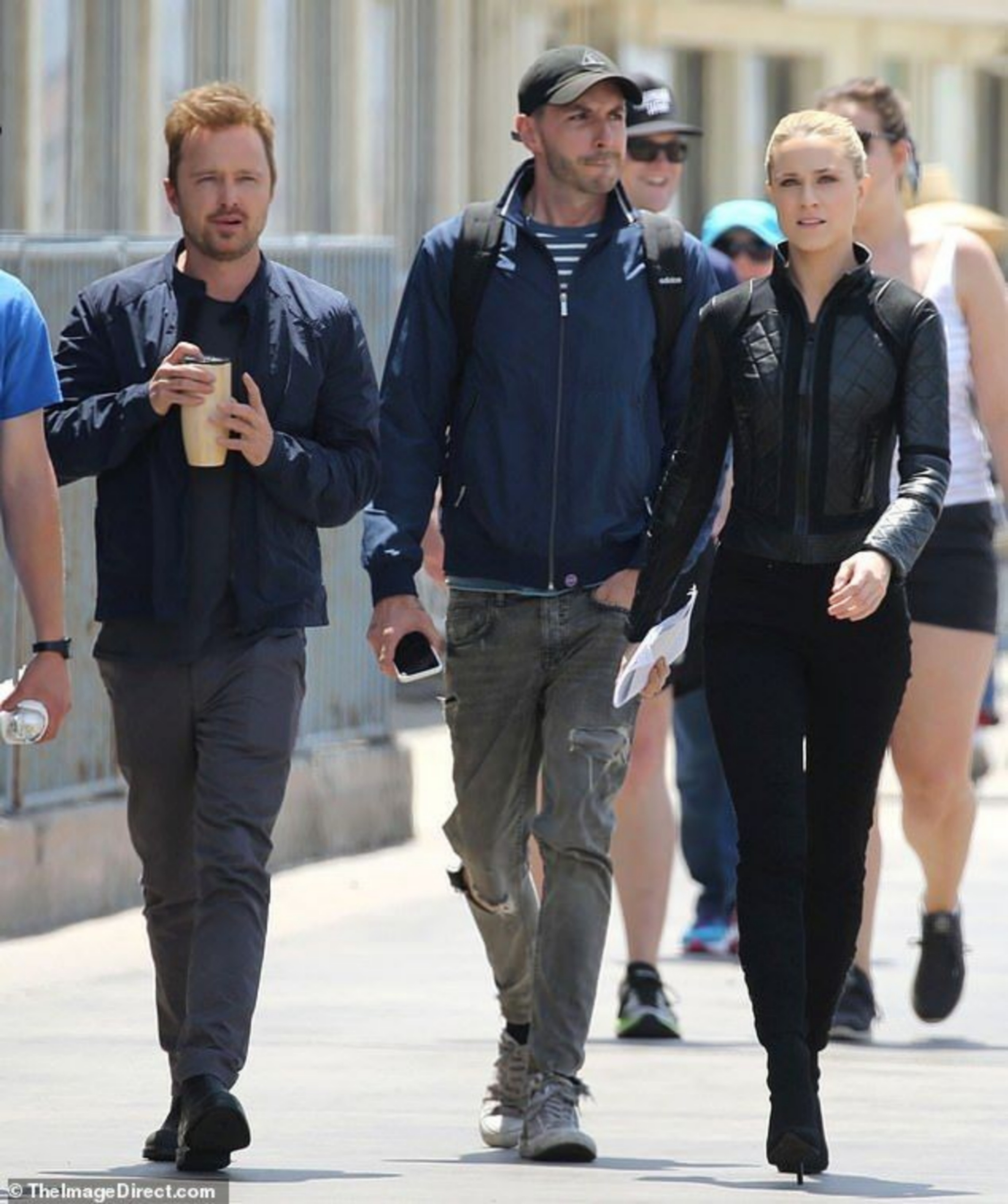 Photo from Evan Rachel Wood on the set of Westworld in Los Angeles 05-02-2019