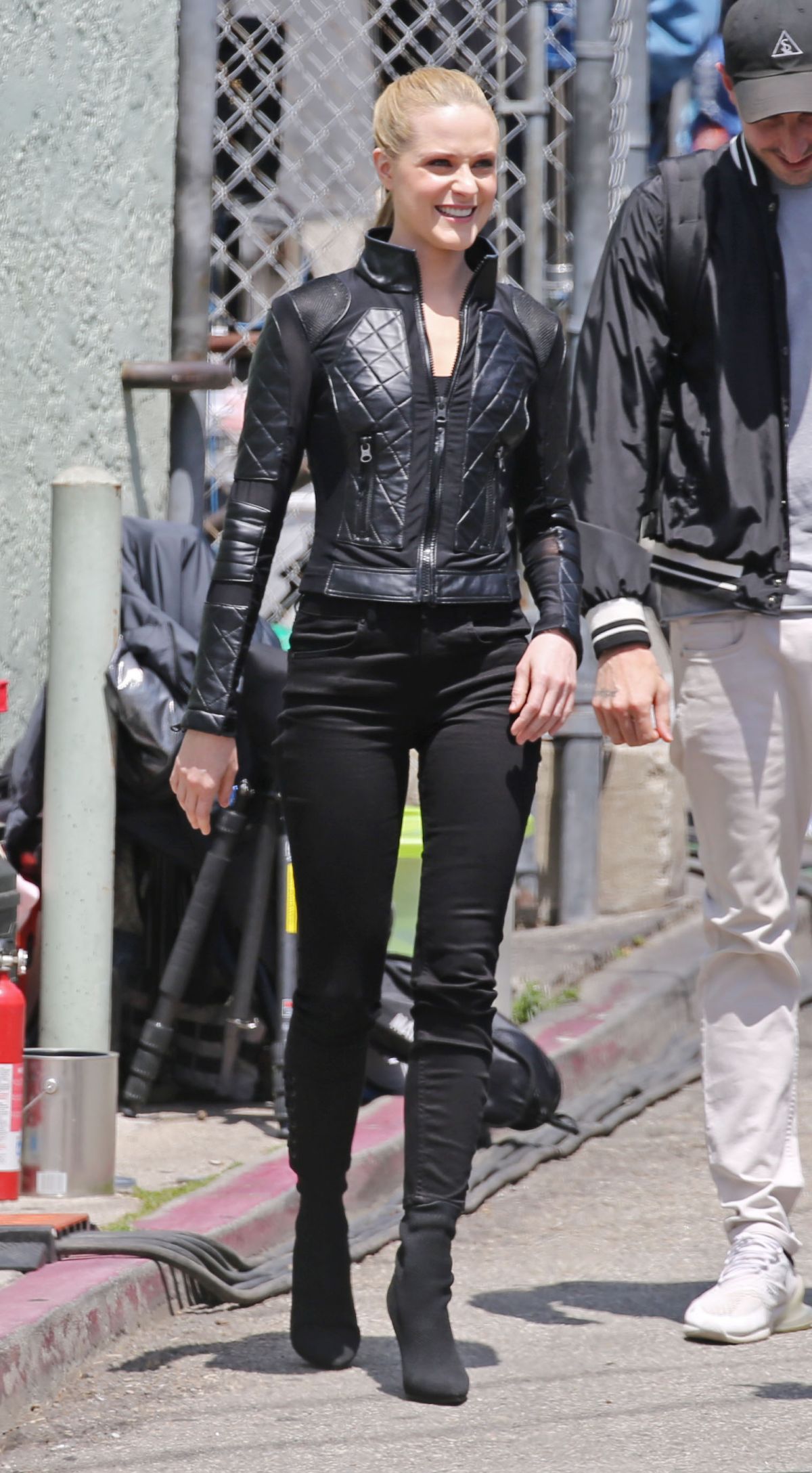 Photo from Evan Rachel Wood on the set of Westworld in Los Angeles 05-02-2019