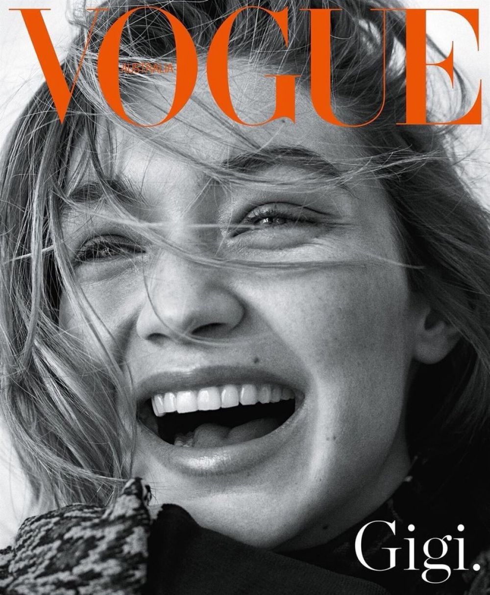 Photo from Gigi Hadid for Vogue Australia, July 2018