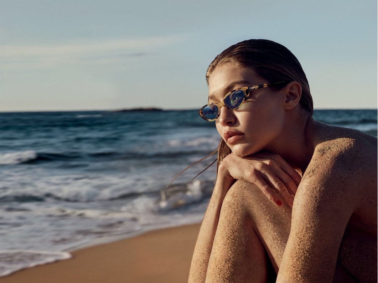 Photo from Gigi Hadid – Vogue Eyewear Campaign 2018 