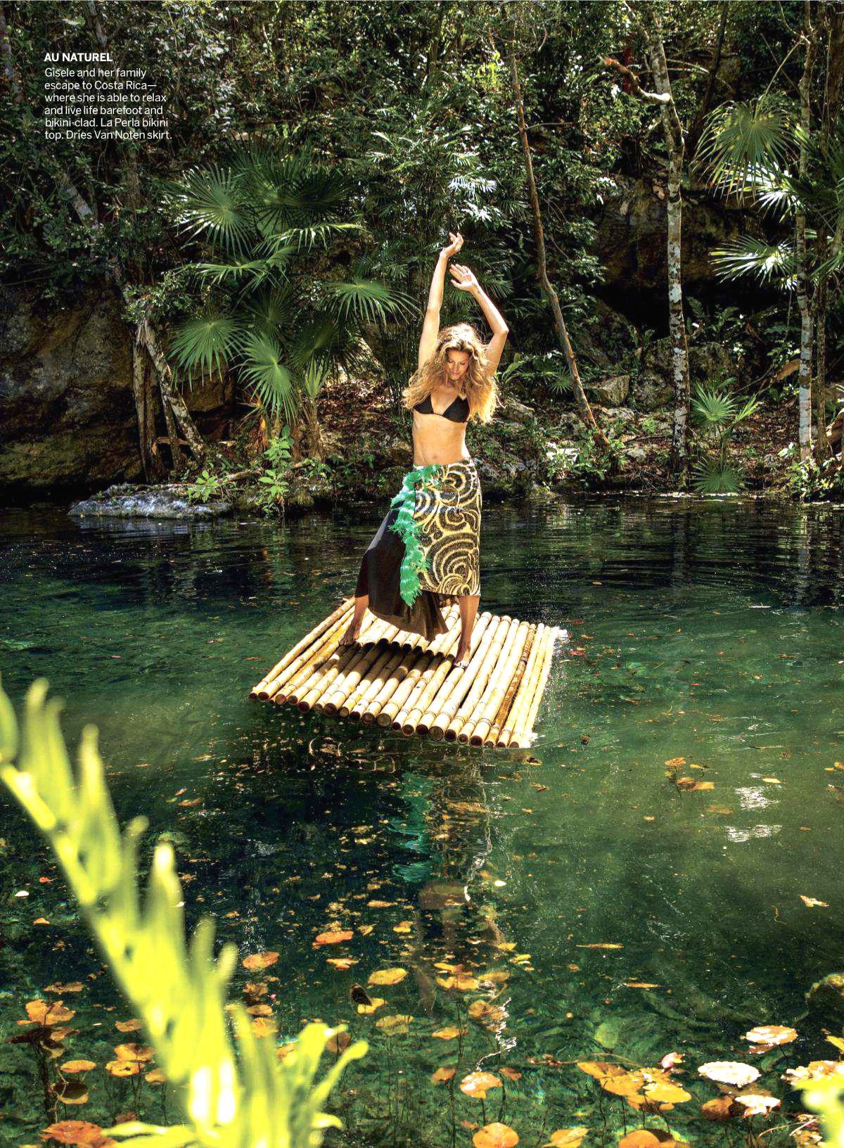 Photo from Gisele Bundchen in Vogue, July 2018
