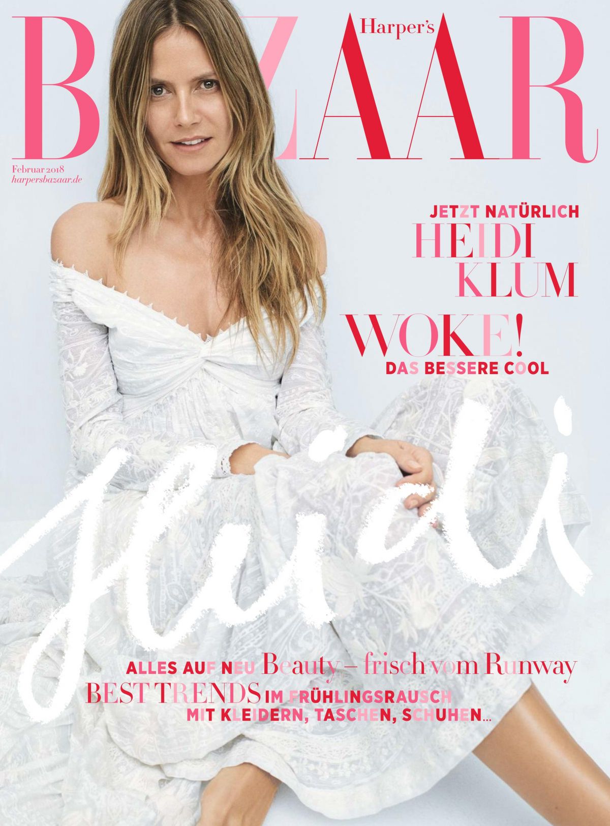 Heidi Klum in Harper’s Bazaar Magazine, Germany February 2018