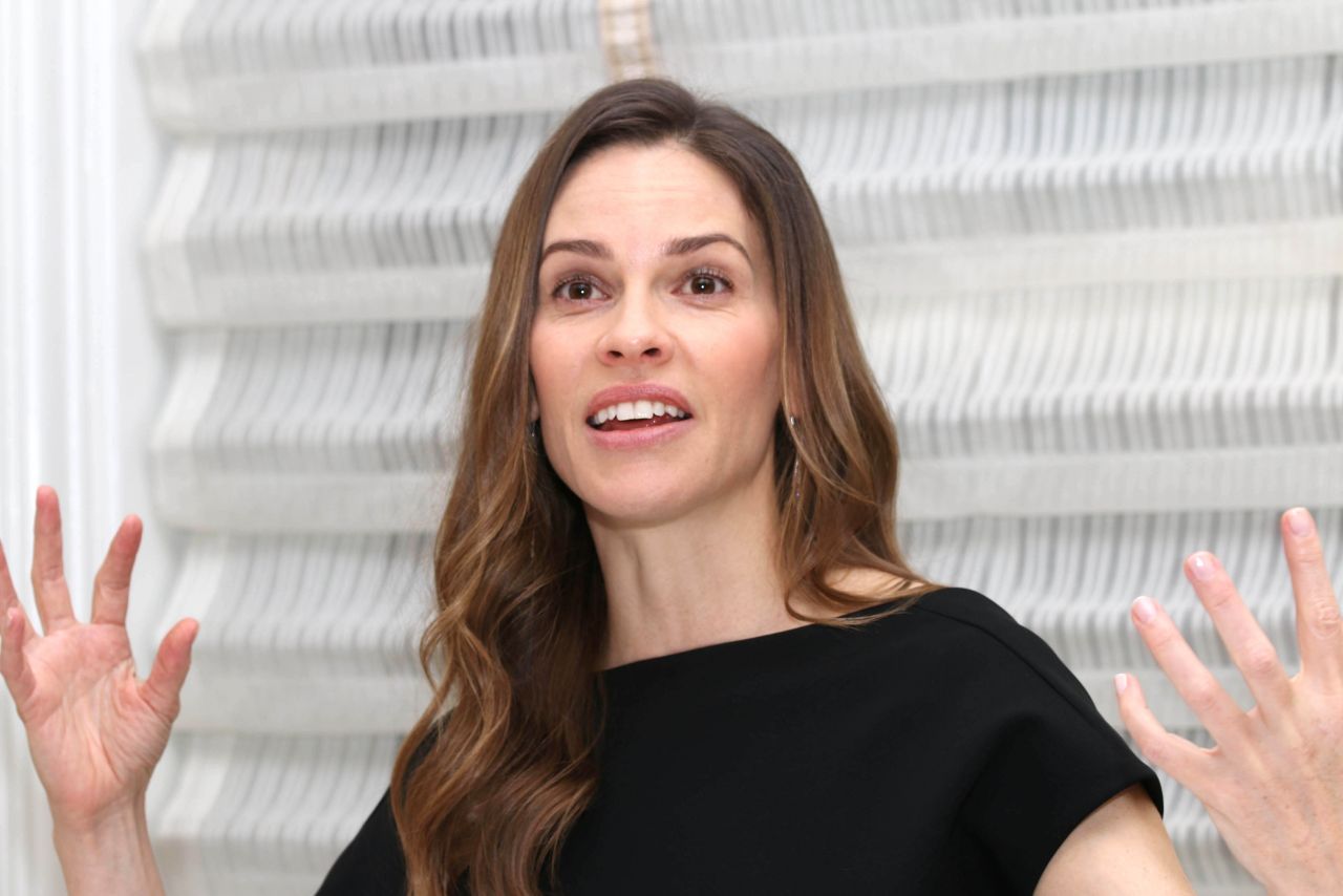 Photo from Hilary Swank – “Trust” Press Conference in NY