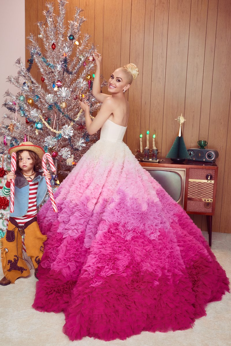 Photo from Gwen Stefani for You Make It Feel Like Christmas Photoshoot