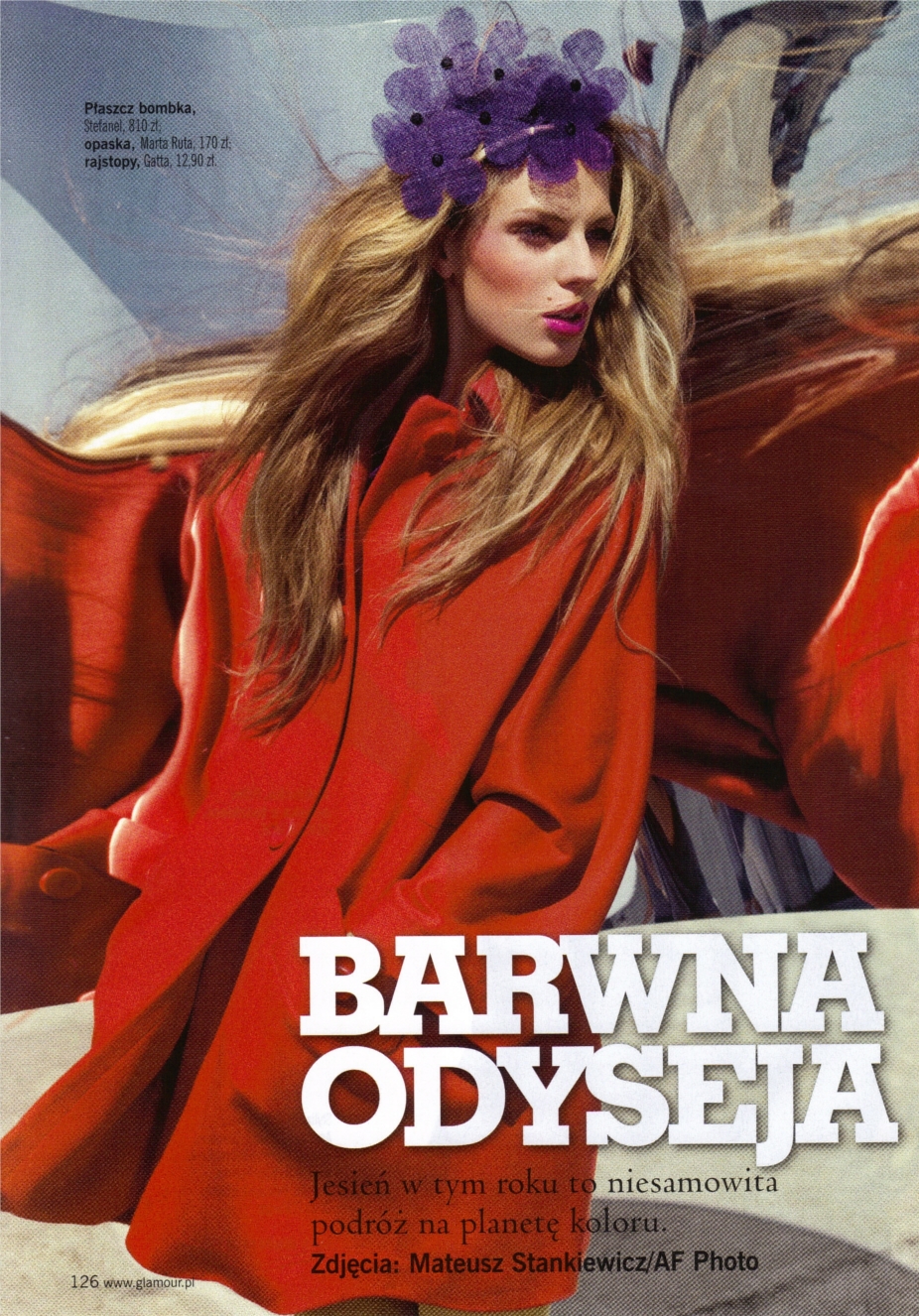 Photo from Zuza Buchwald in Glamour France, 9/2008