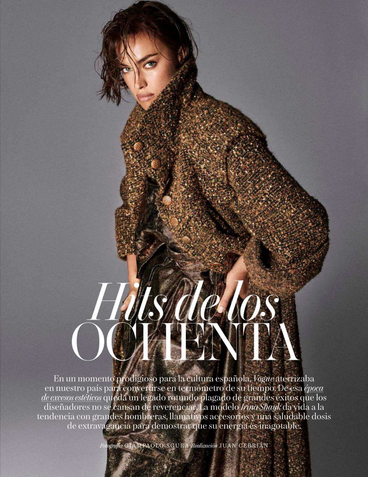 Photo from Irina Shayk in Vogue, Spain September 2018