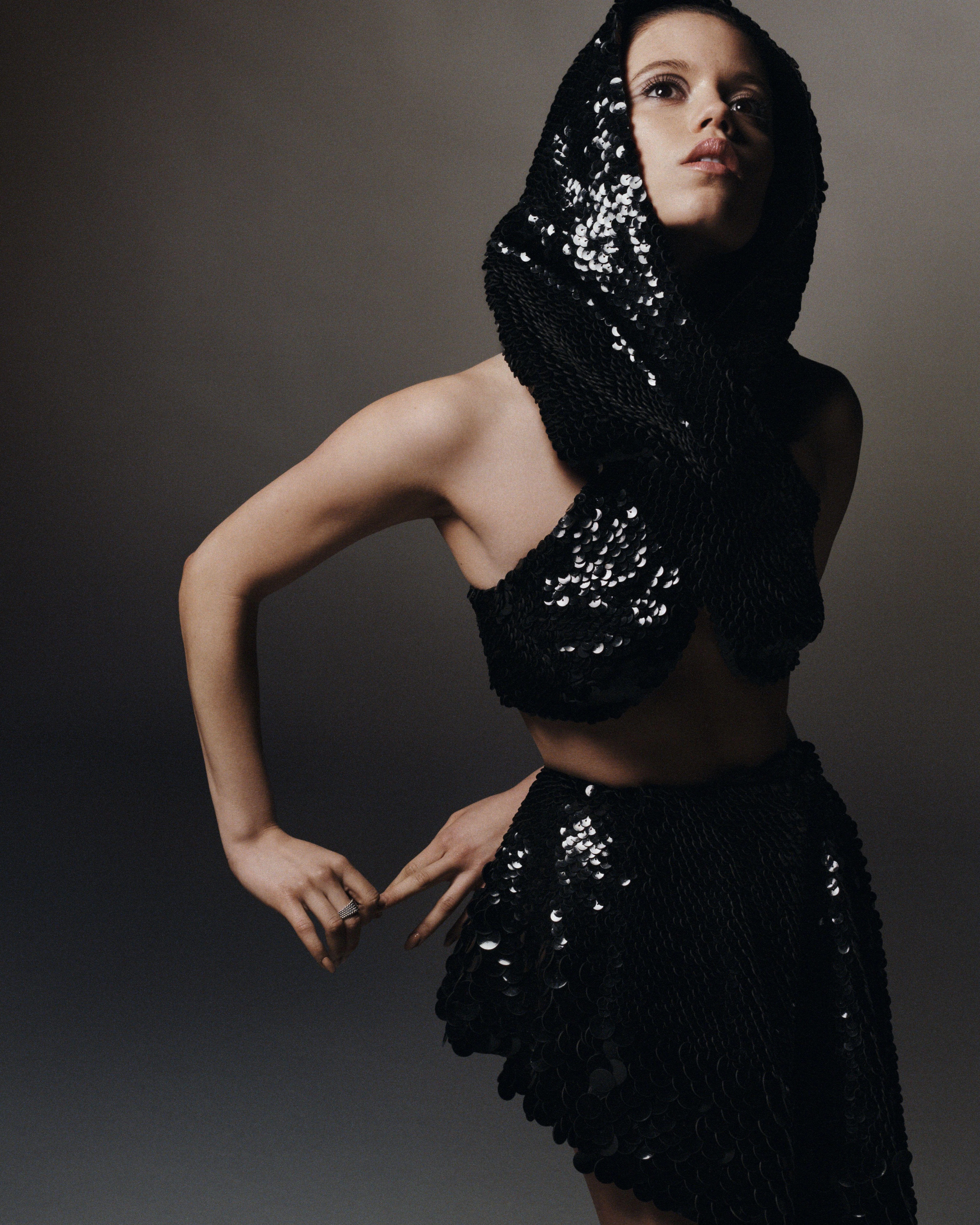 Photo from Jenna Ortega for Elle Magazine April 2023