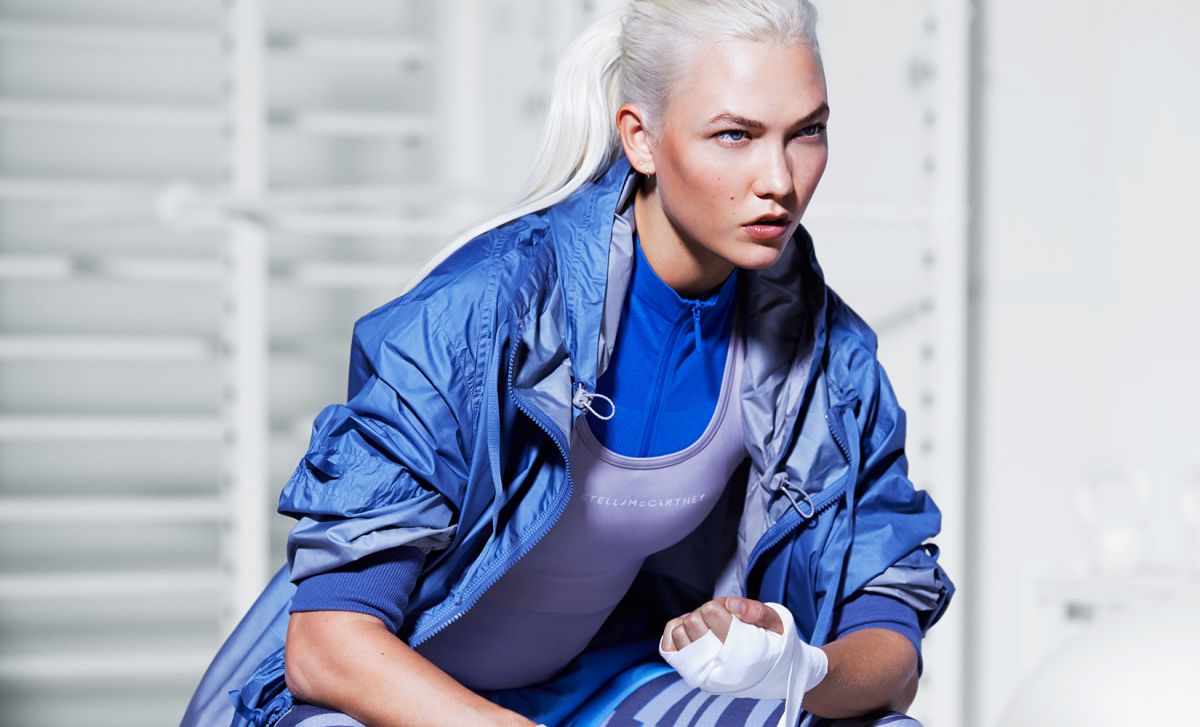 Photo from Karlie Kloss for Adidas by Stella McCartney Spring 2018 Collection