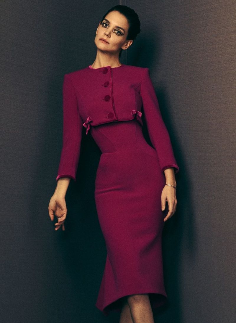 Katie Holmes for Zac Posen Fall 2018 Ready-to-Wear Collection 2018