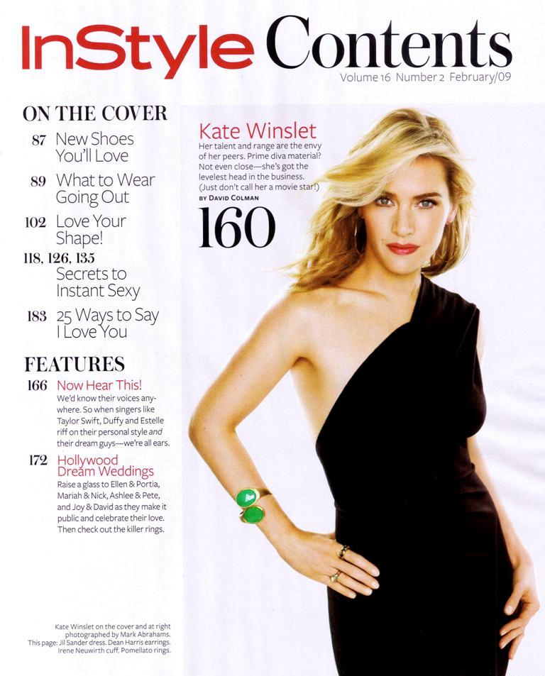 Photo from Kate Winslet for InStyle (February 2009)