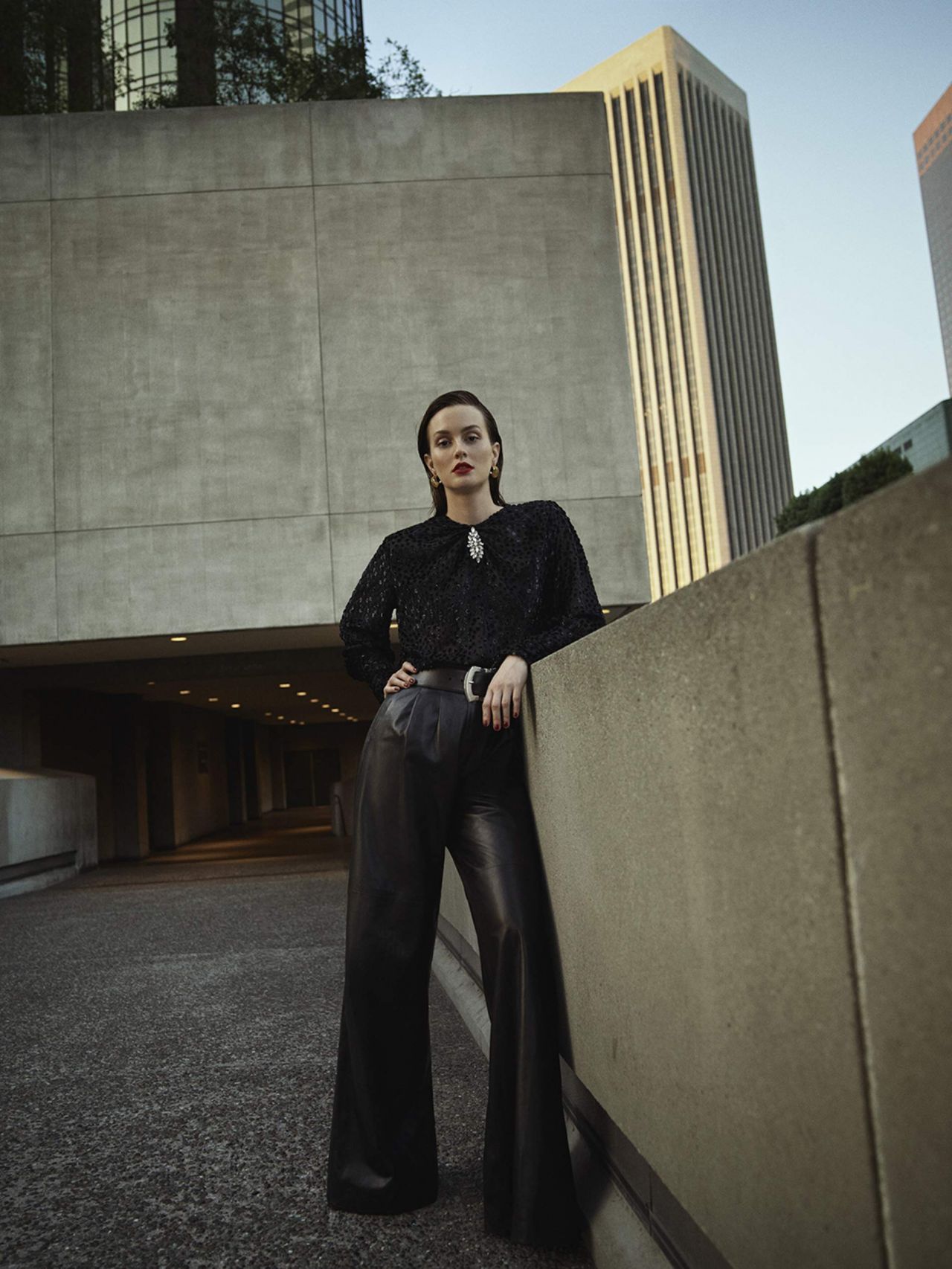 Photo from Leighton Meester – The Edit by Net-A-Porter Sept